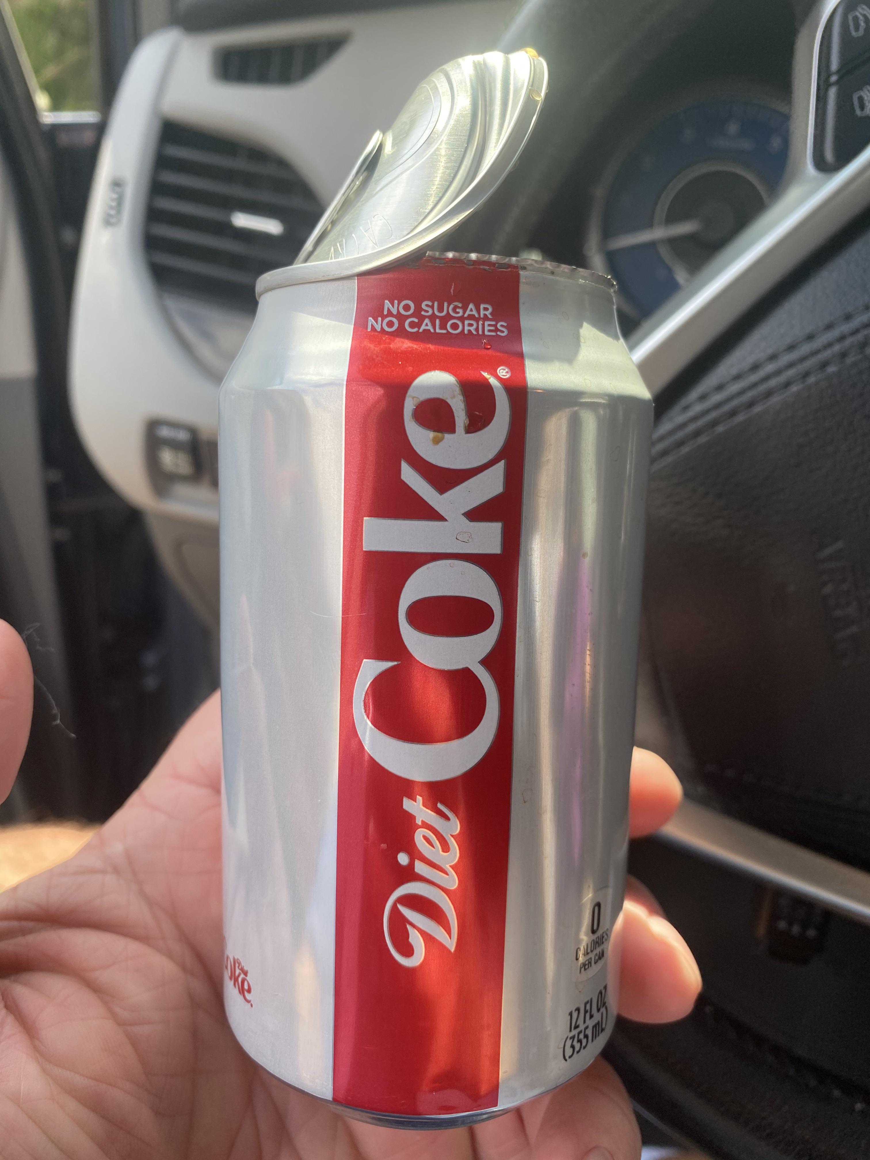 No sugar, no calories, no soda. The Southern California heat + unopened