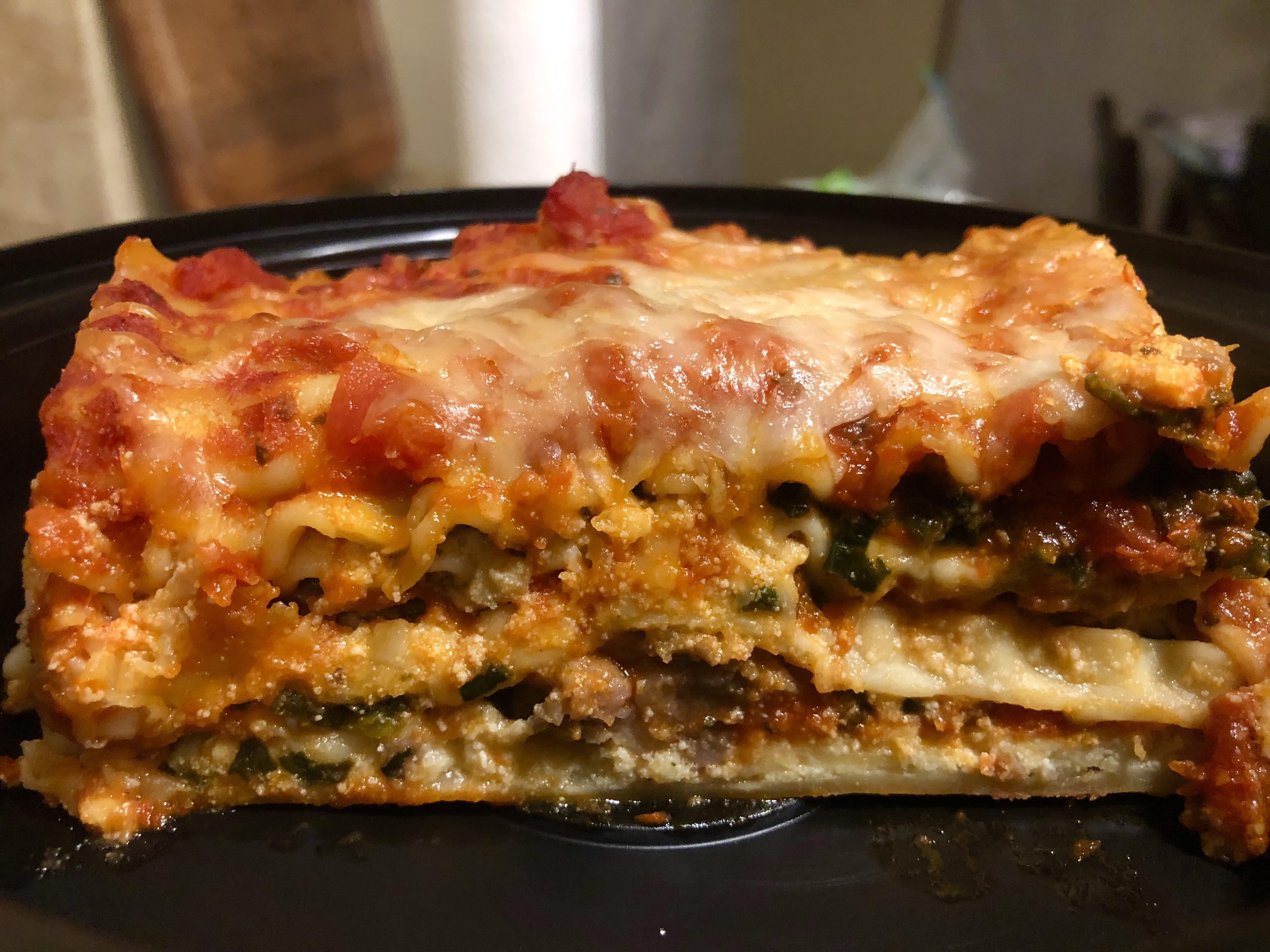 Lasagna ala Aldi was a success! Happy to report that the no boil