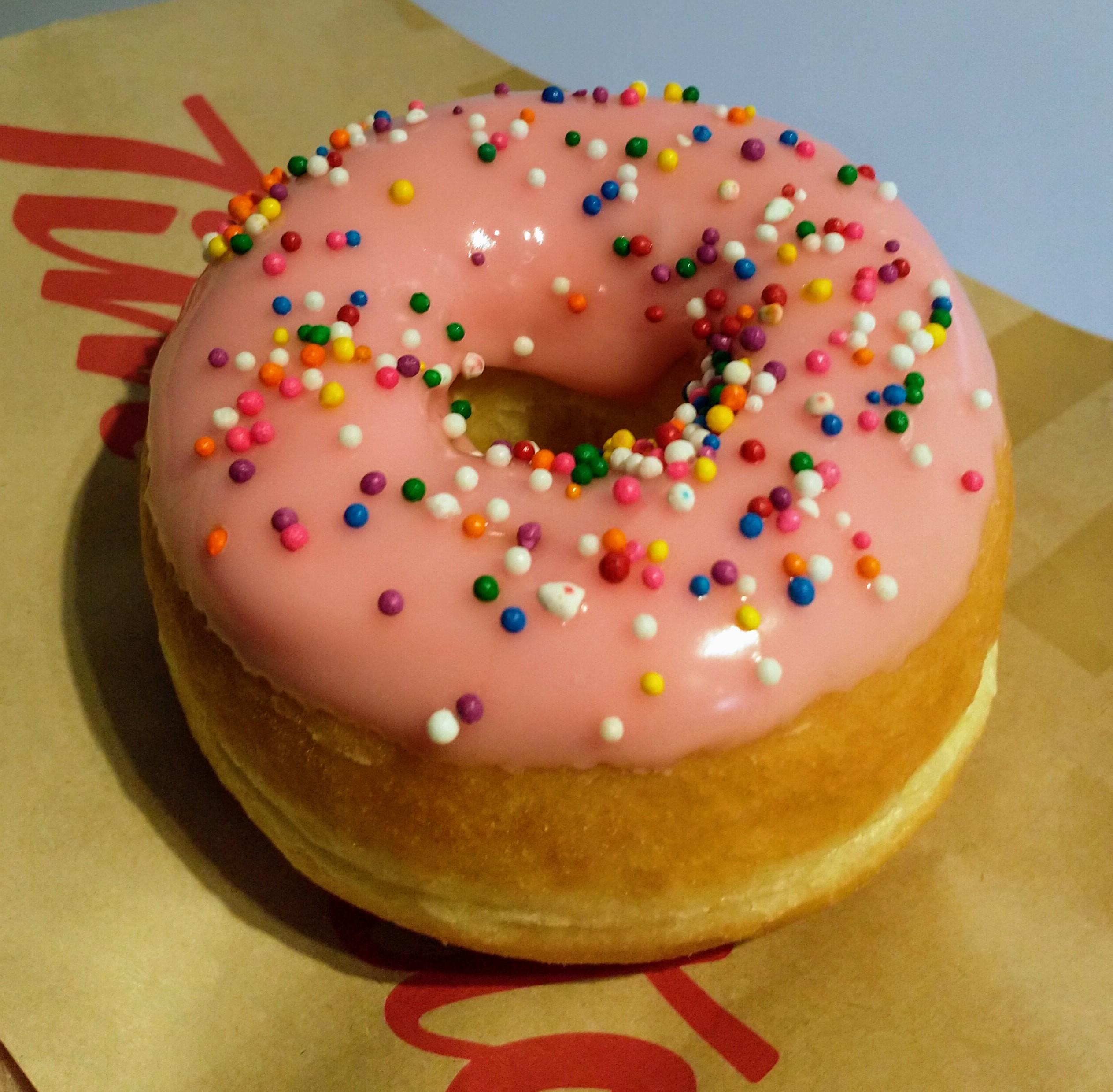 Tim Horton's new donut looks like Homer Simpson's forbidden donut. r/pics