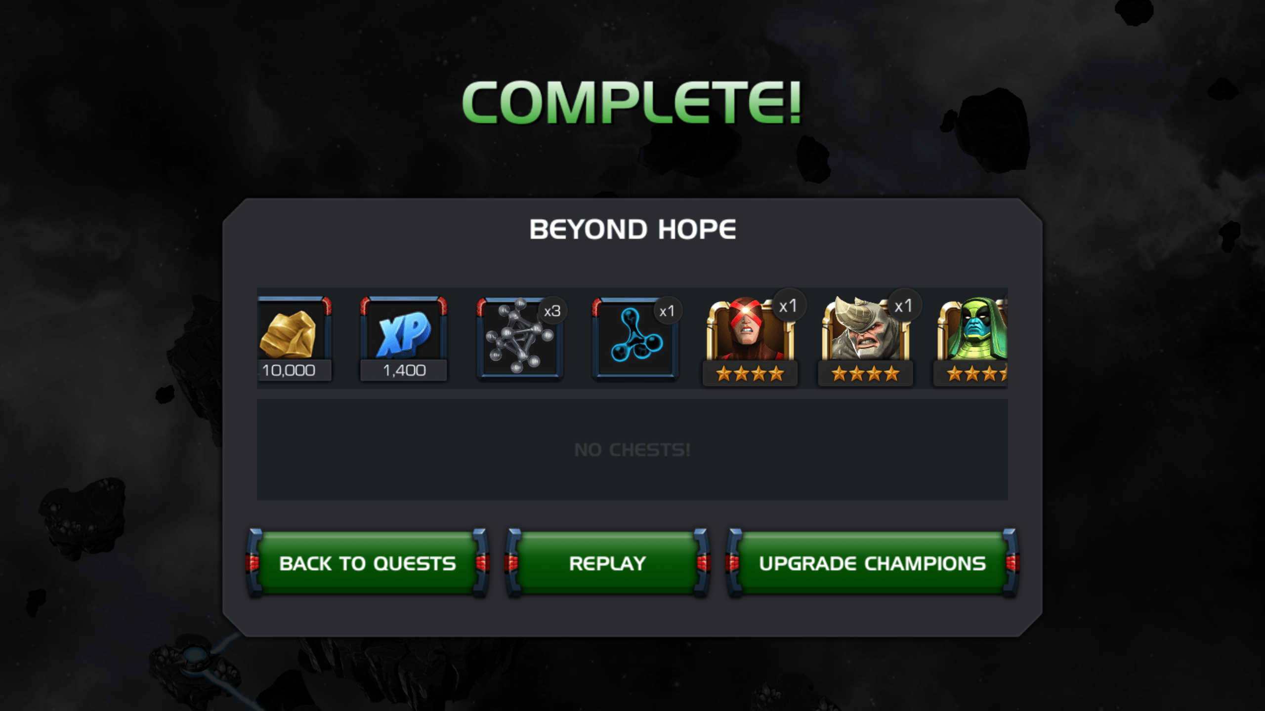 Completed Realm of Legends, Finally! ContestOfChampions