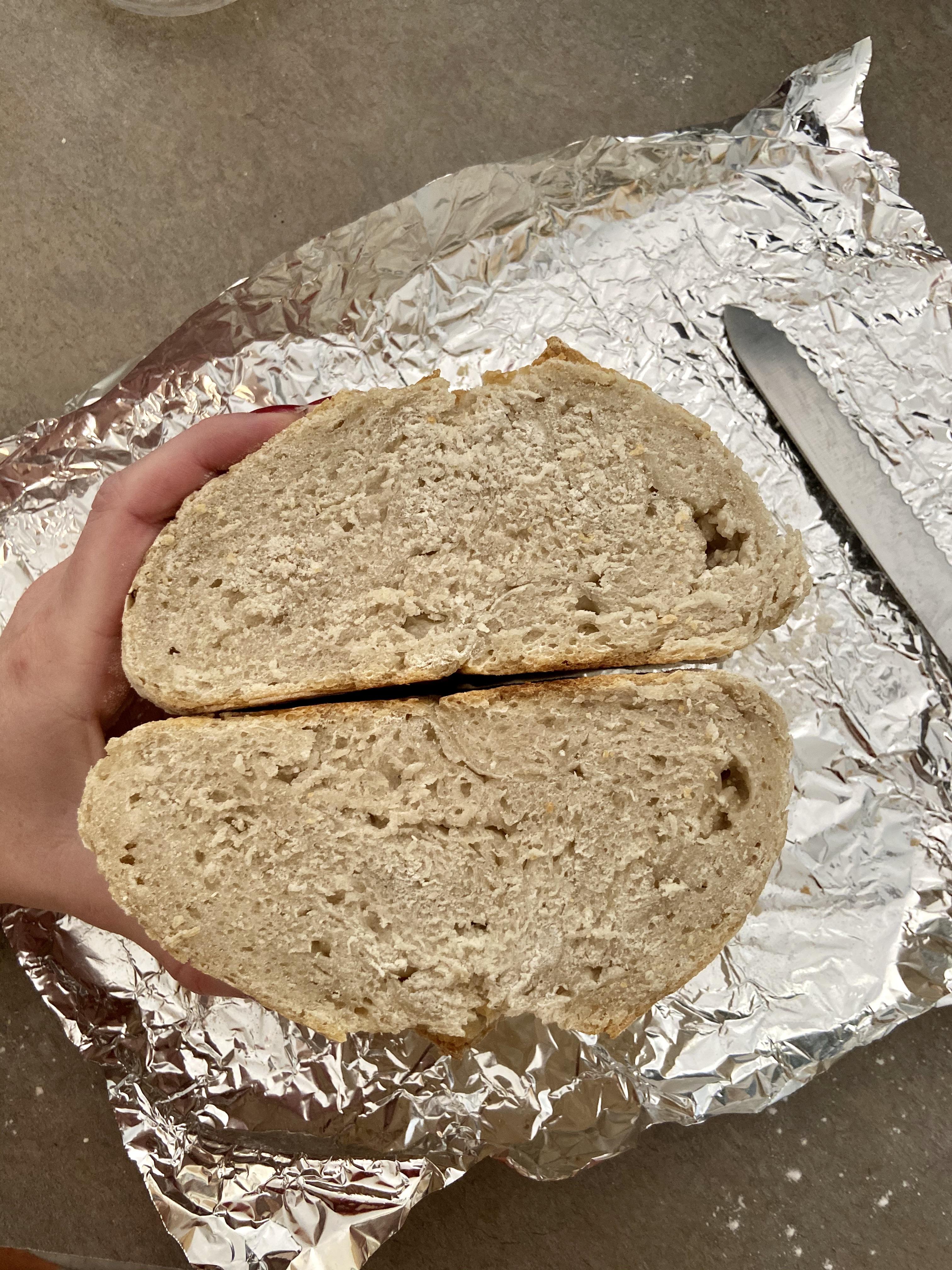 First loaf. What did I do wrong?! So dense. Tasty but dense. r/Sourdough