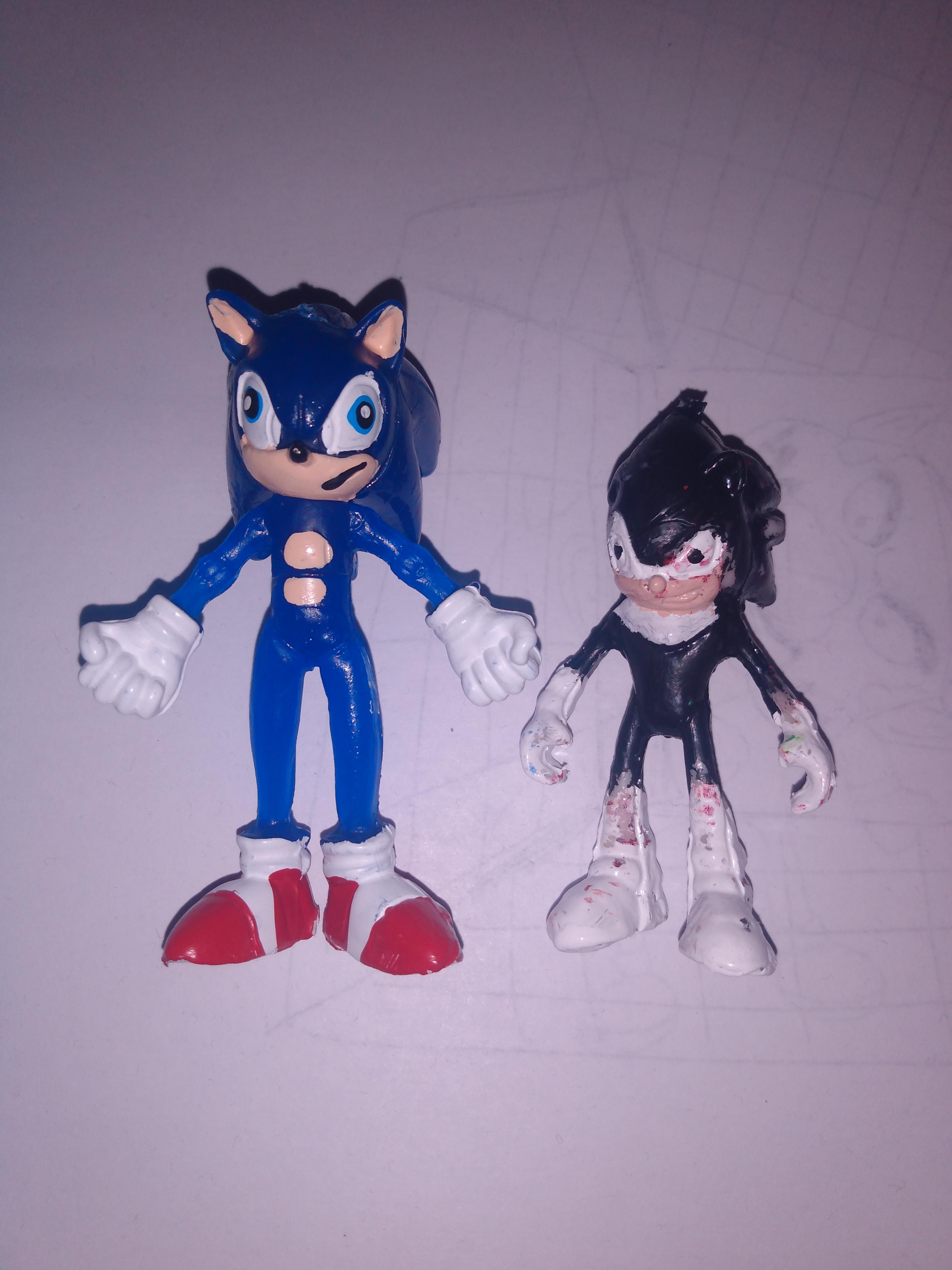I own these bootleg Sonic figures and they're.... Something. r