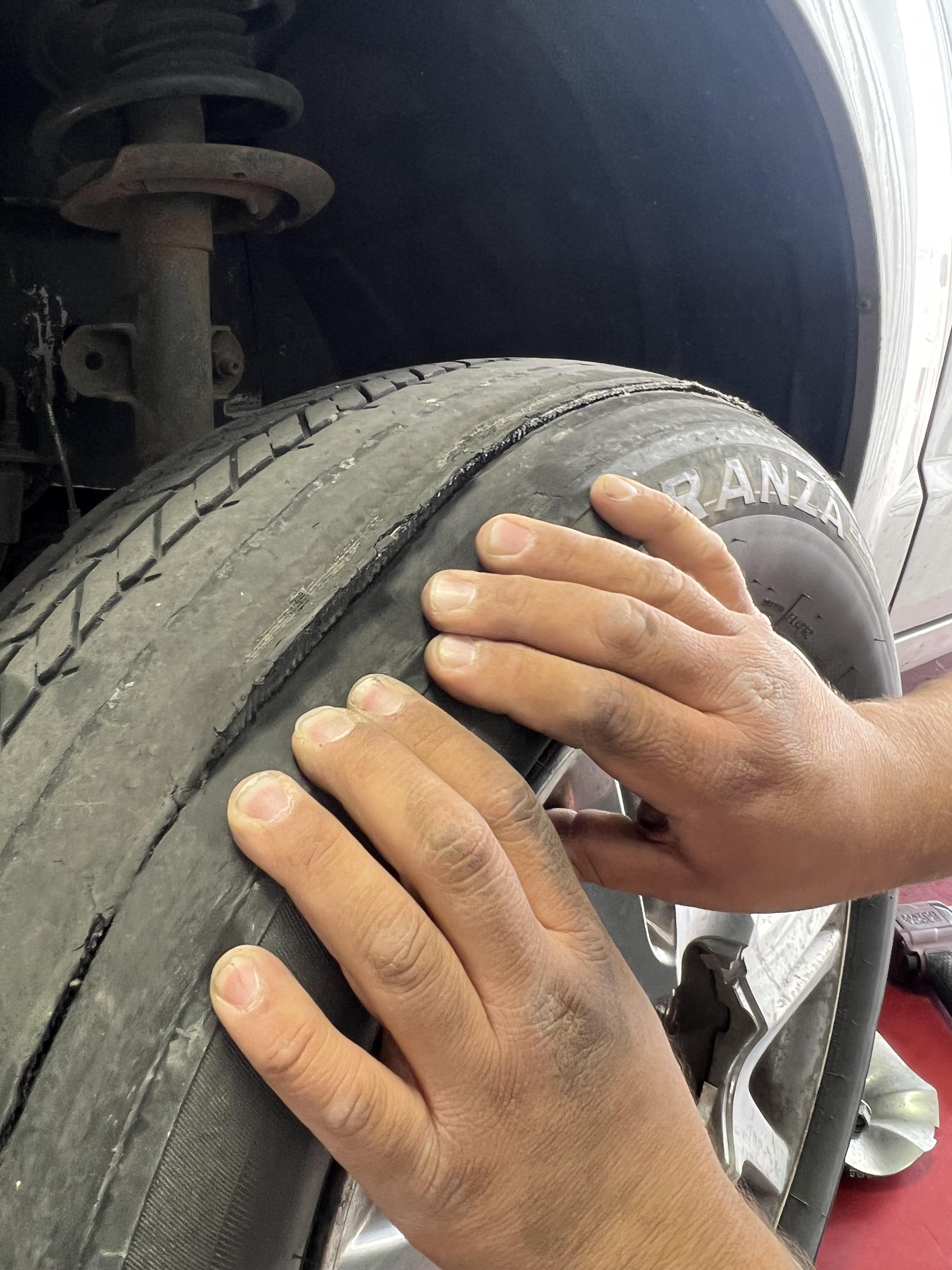 Customer states “weird vibration while driving” : Justrolledintotheshop