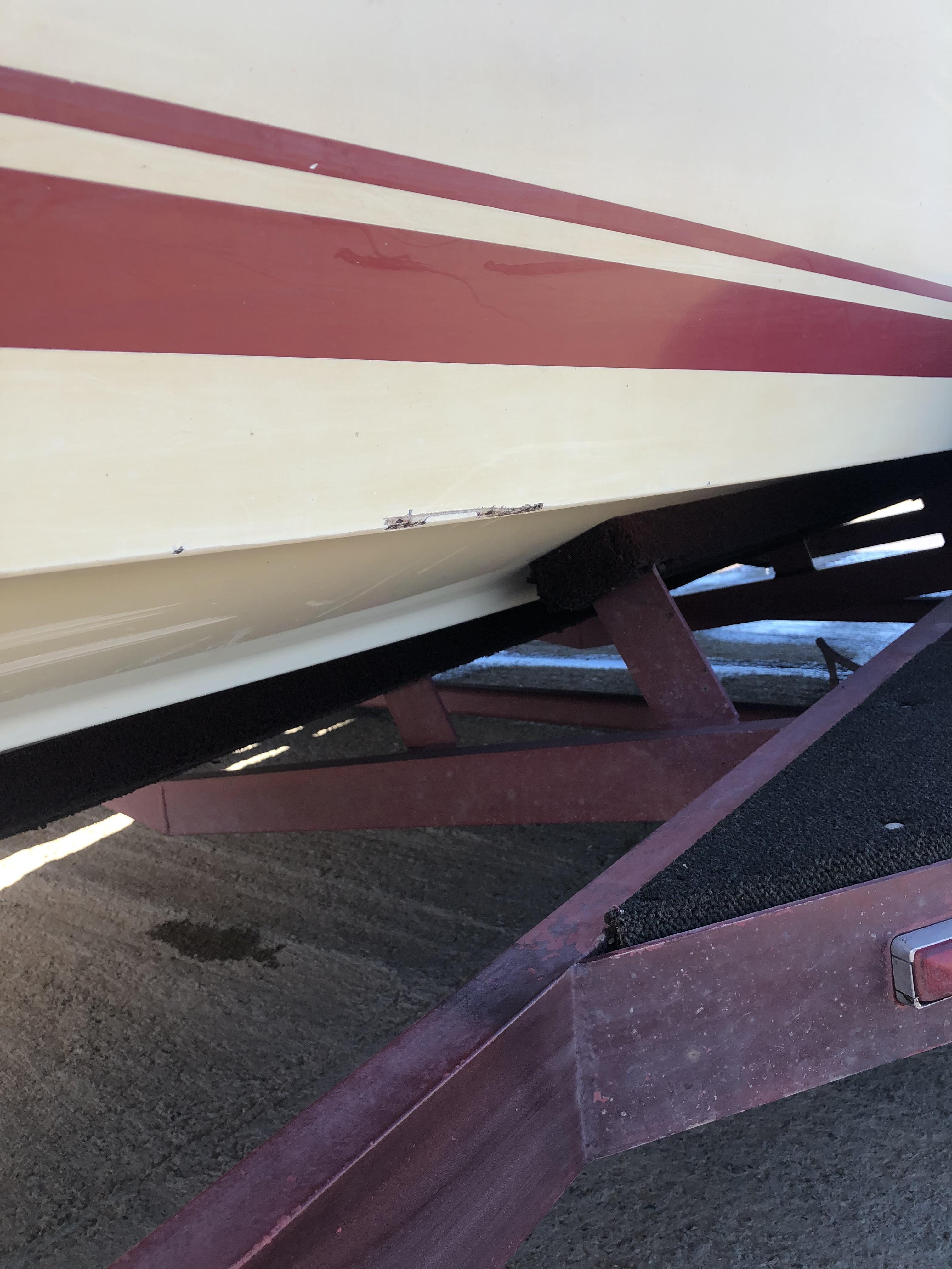 1989 boat has fiberglass damage. Is this in need of a serious repair