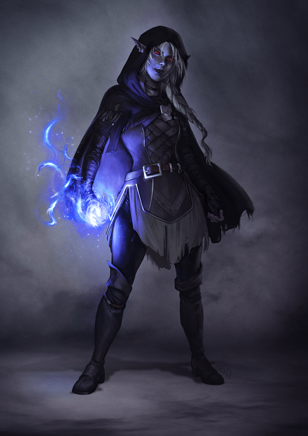 Drow Sorcerer DnD private commission r/ImaginaryCharacters