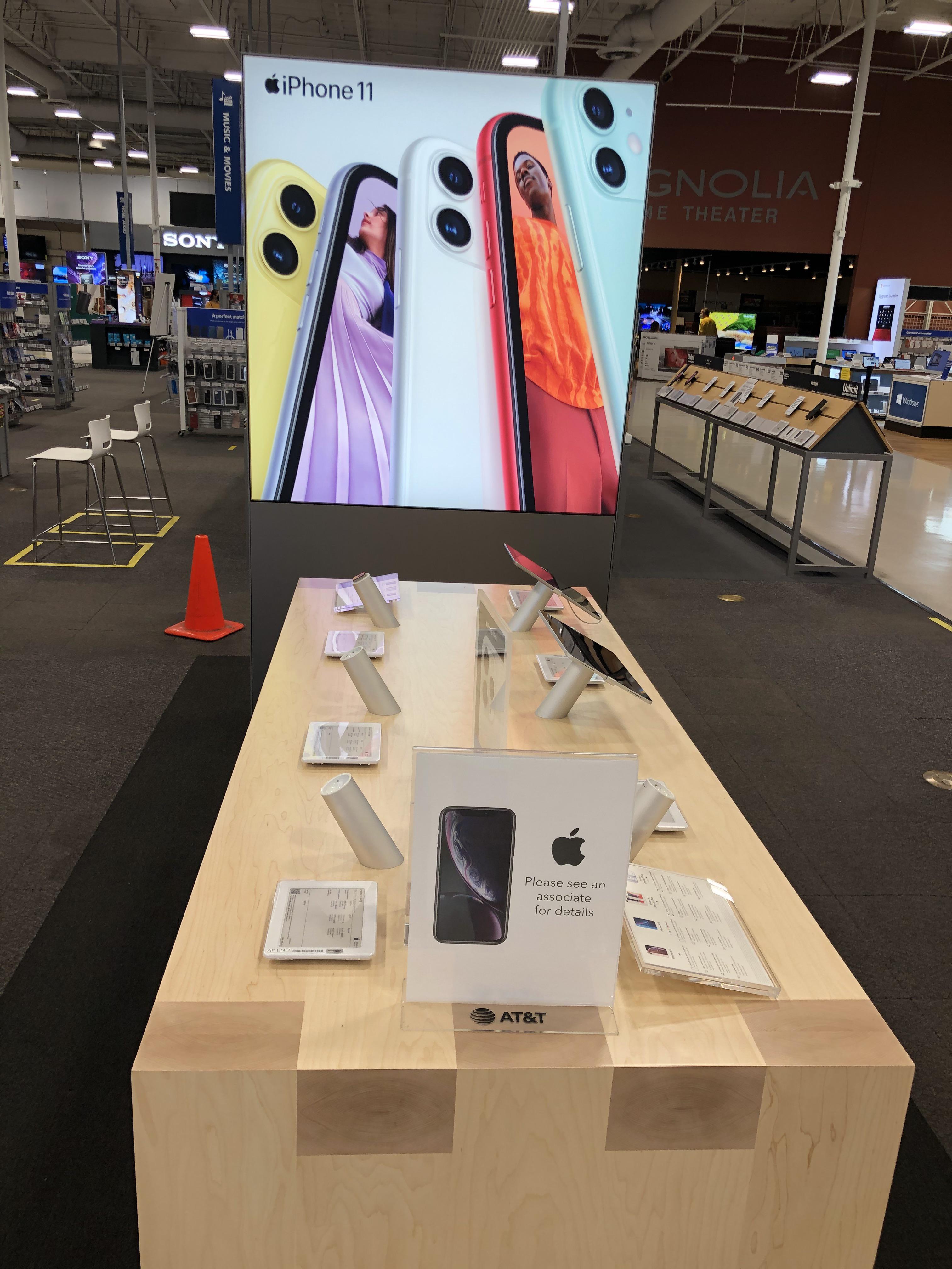 The iphones at my local Bestbuy were taken off display, Yesterday they