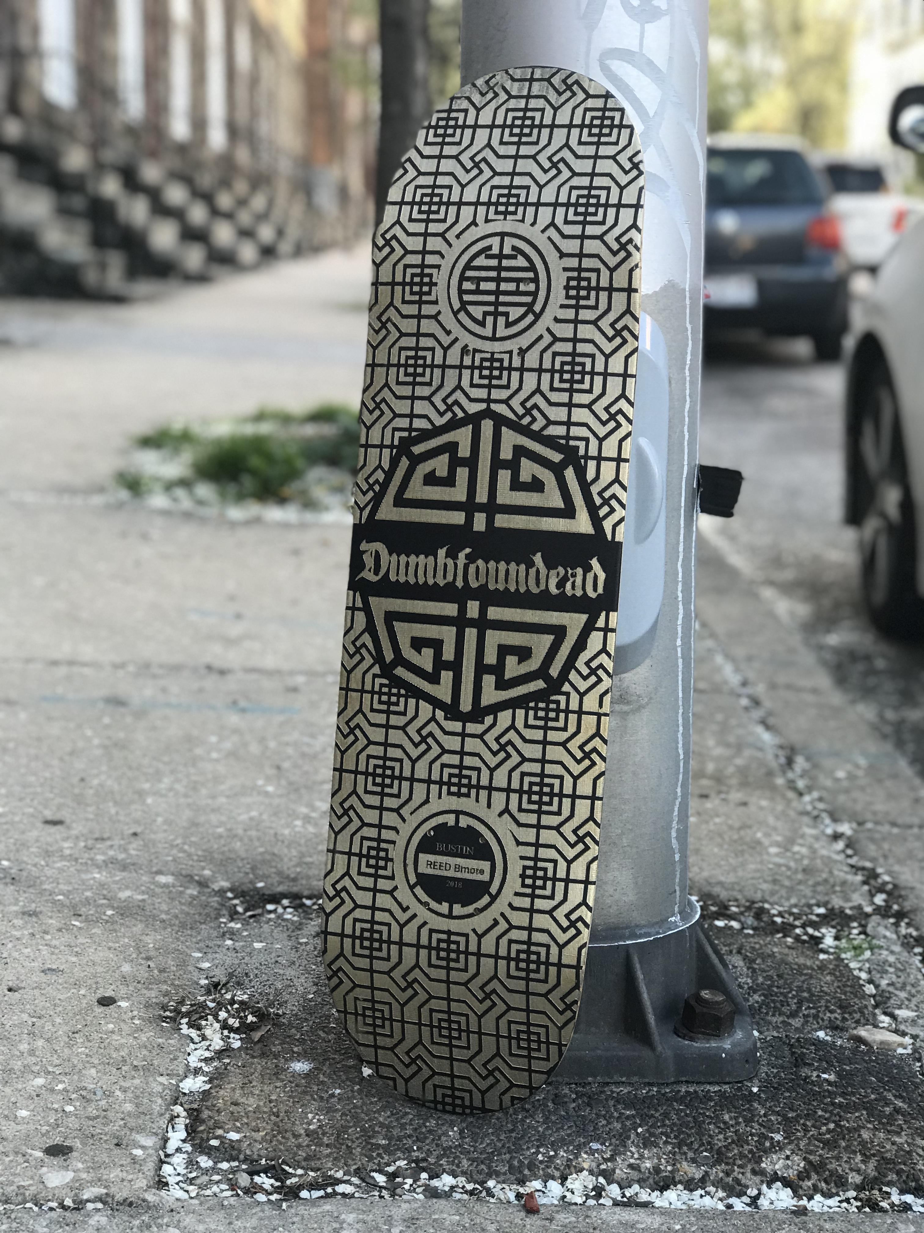 Made a skateboard for one of my favorite performers, the laser