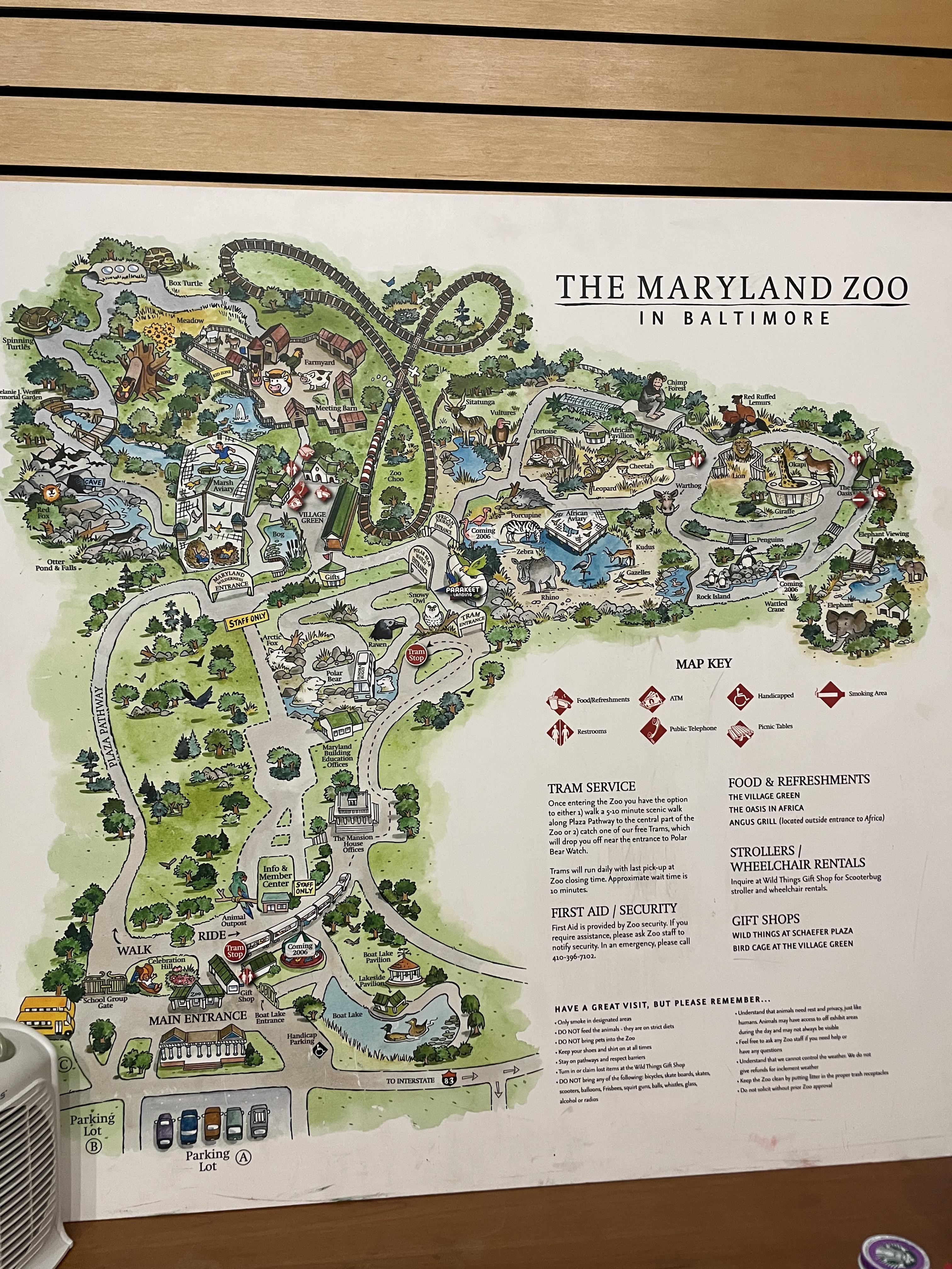 Here’s access to an old Maryland zoo layout poster. Anyone wanna