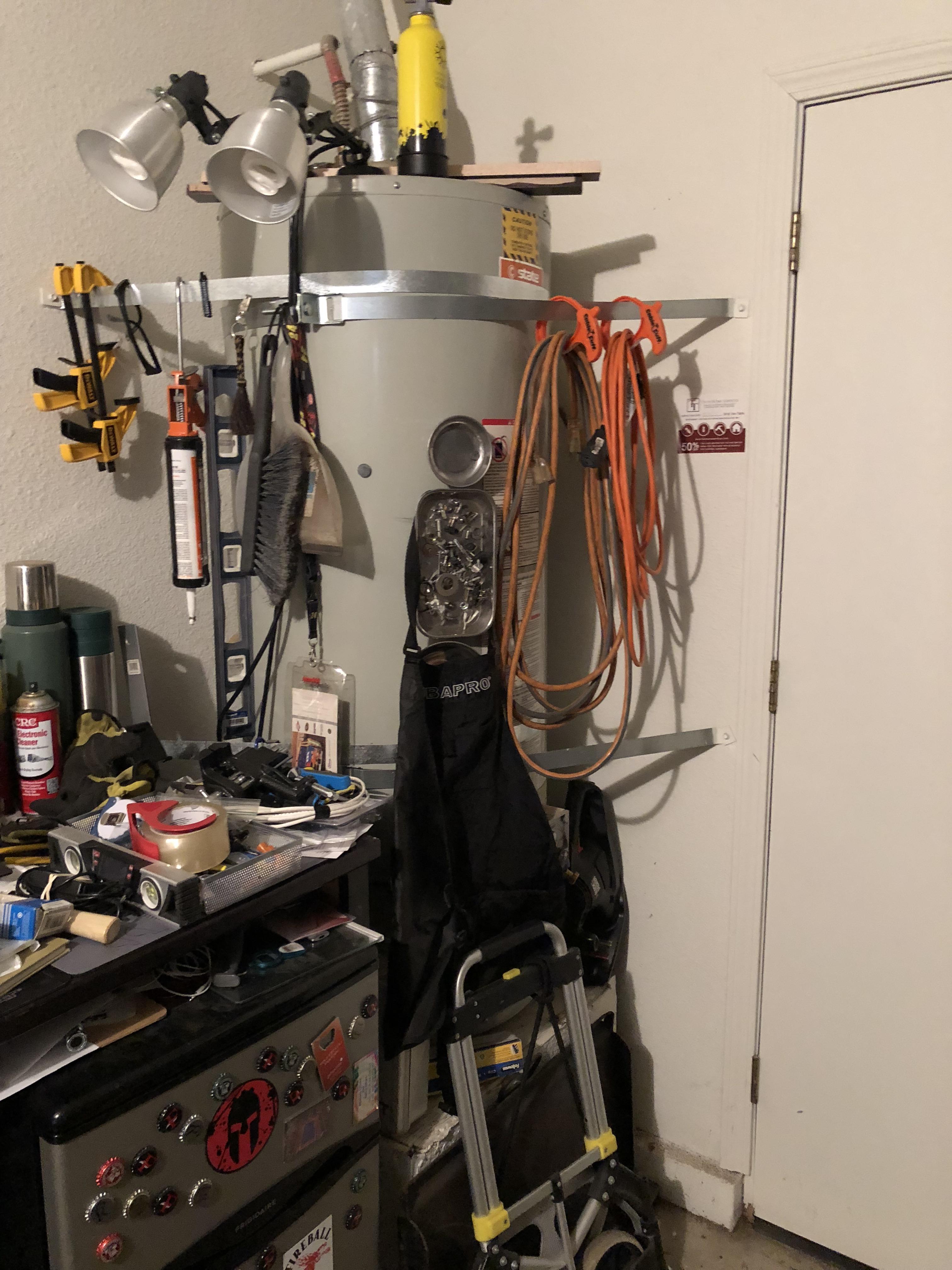 Excellent use of a Water Heater Tools