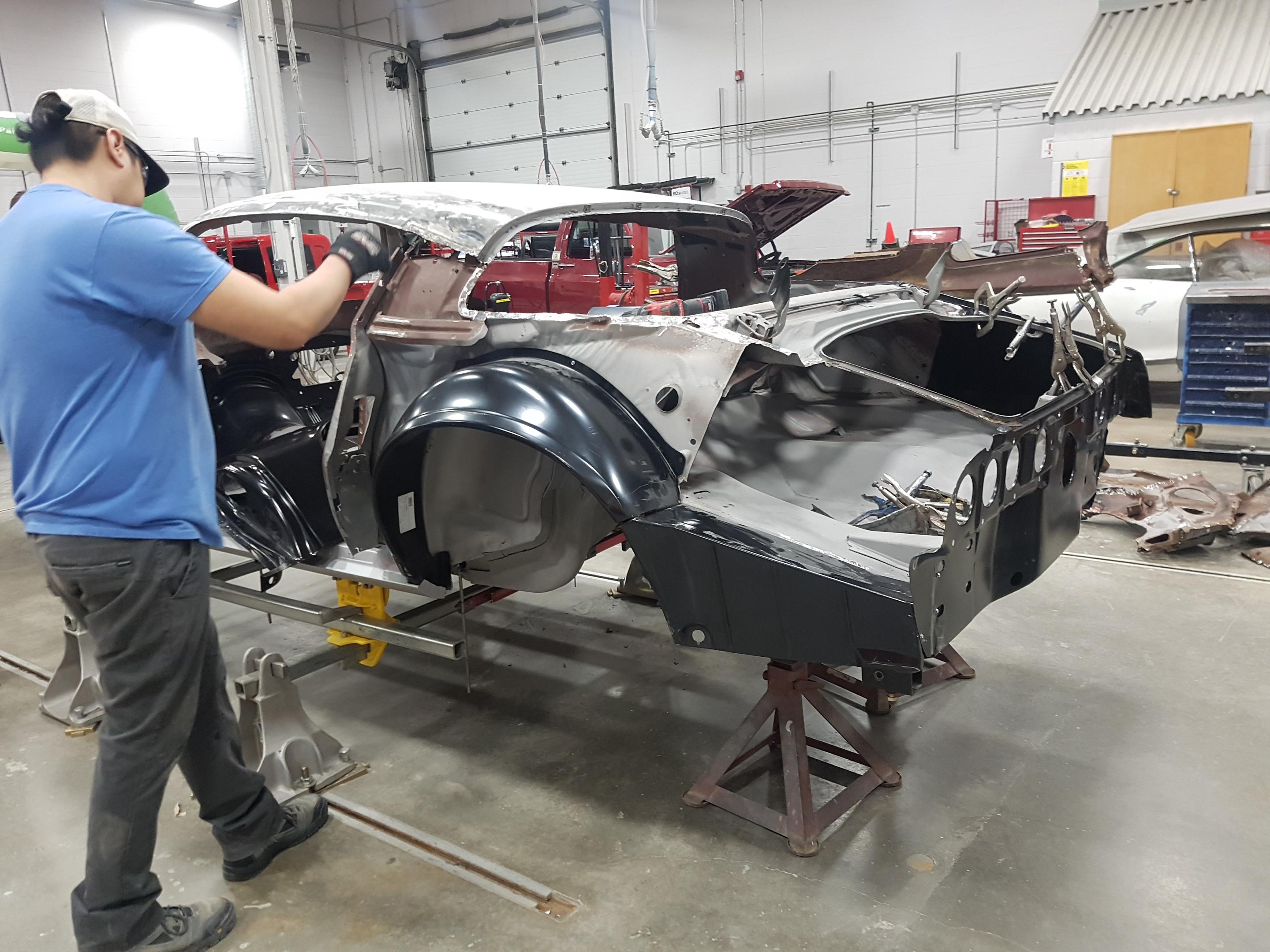 Have students working on a 76 Trans Am; can't find upper body