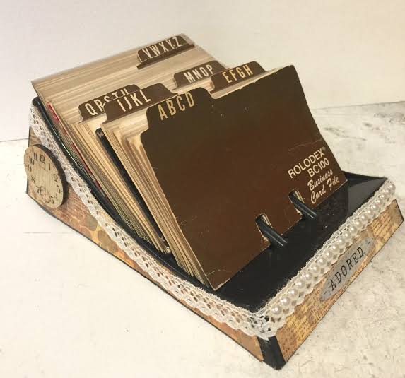 Gypsy Style old Rolodex. My grandpa still has a few old Rolodex lying