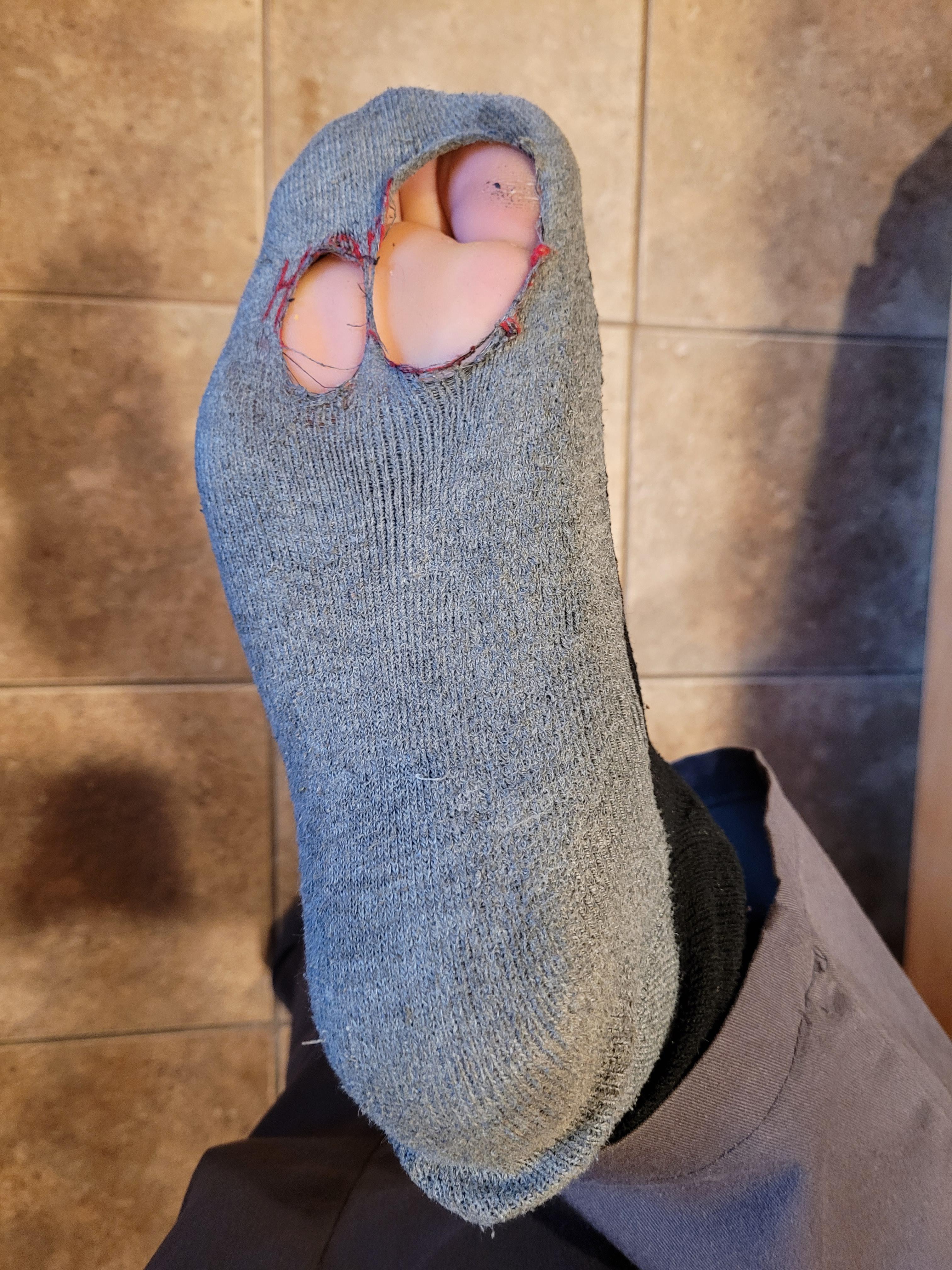 All my socks do this in