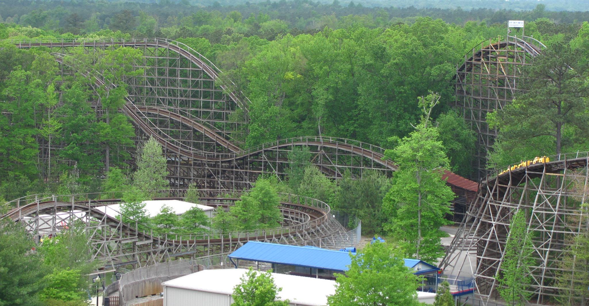 Day 35 Grizzly at Kings Dominion r/rollercoasters