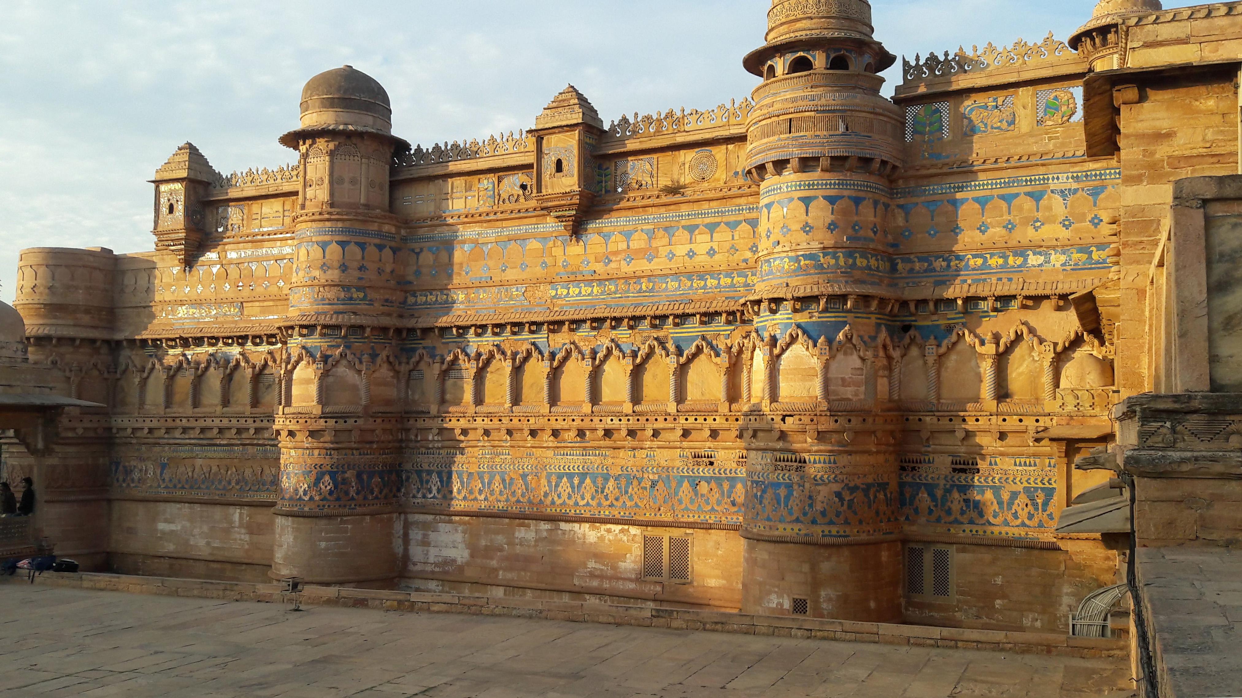 Gwalior Fort, Gwalior, Madhya Pradesh, central India r