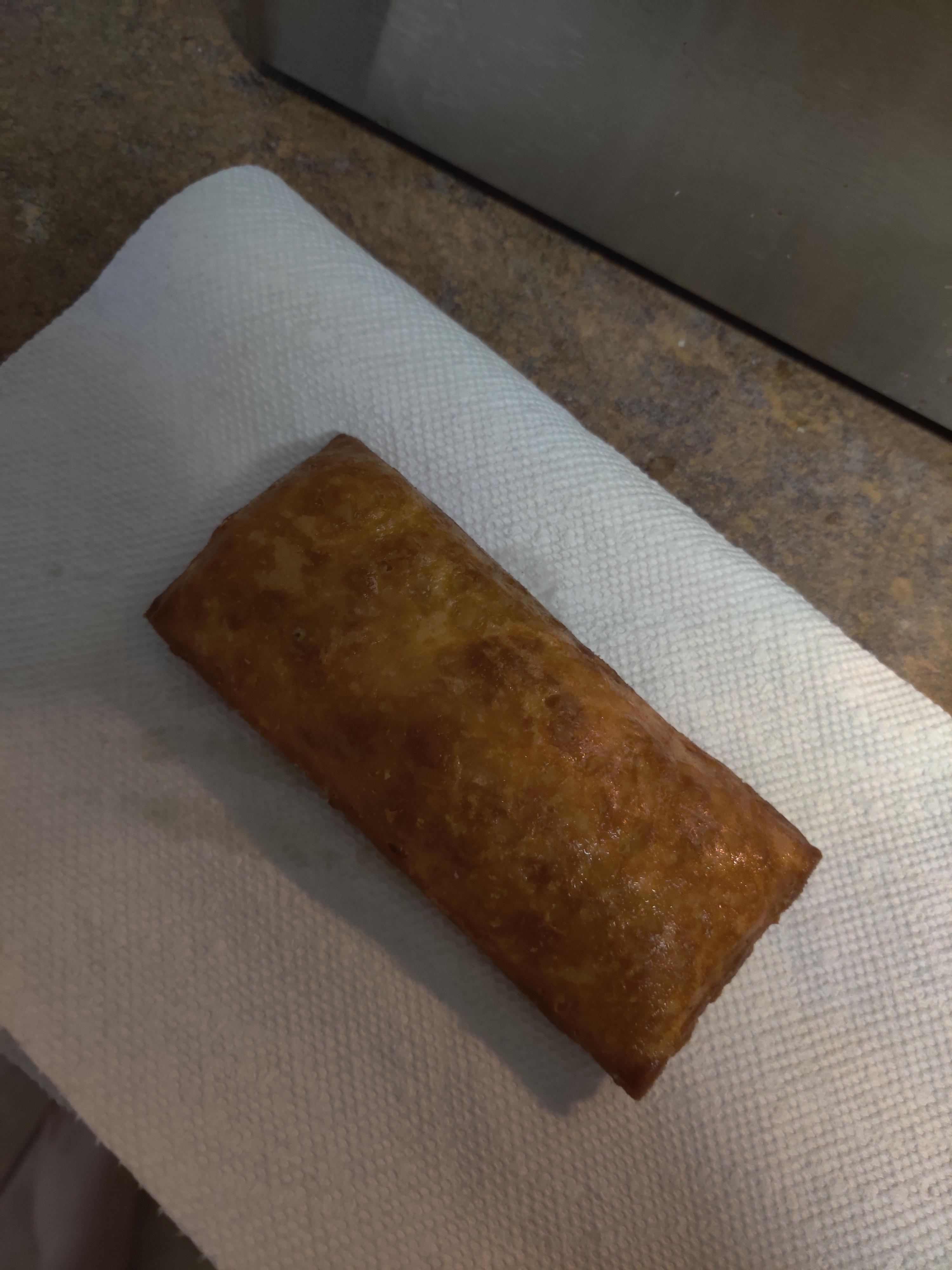 I had a hot pocket that defrosted. So....I deep fried it. r