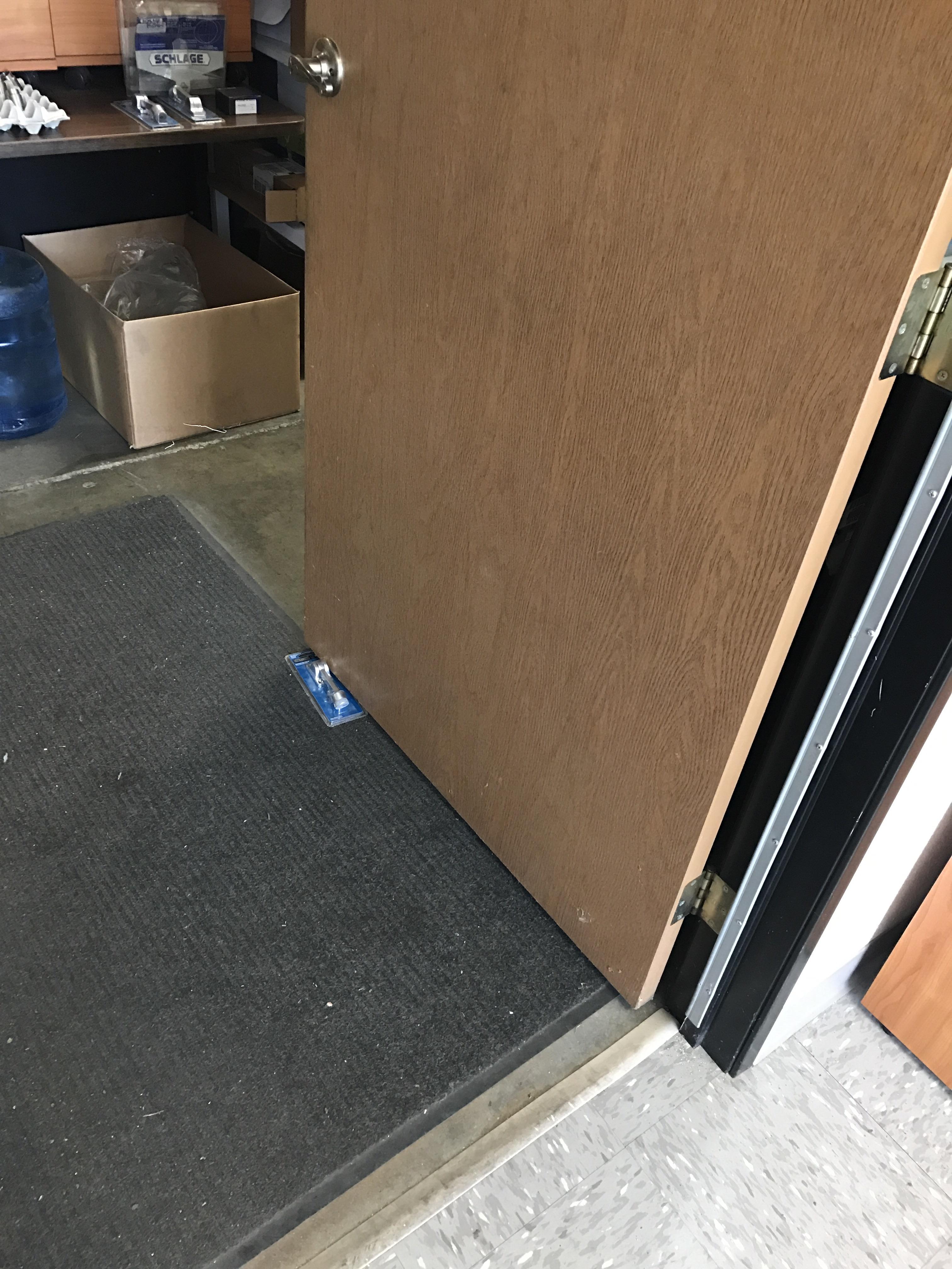 It still holds the door open right? r/NotMyJob