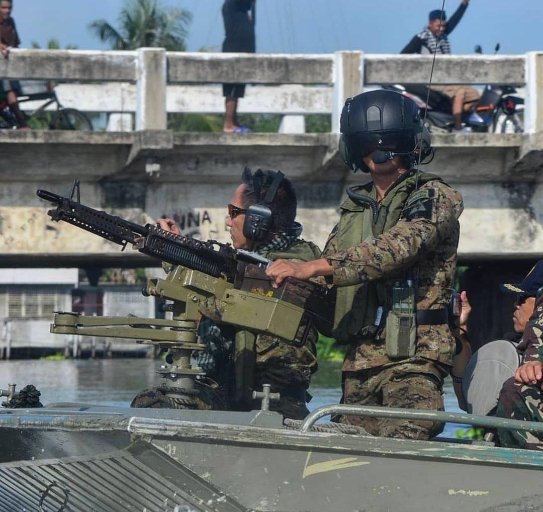 Riverine unit from the Philippine Army's Special Forces Regiment