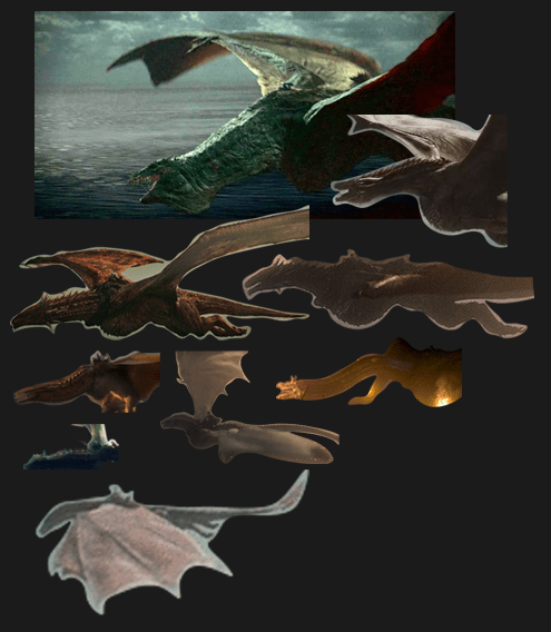 Dragon Size Comparison by Side View/Profile Shots : r/HouseOfTheDragon