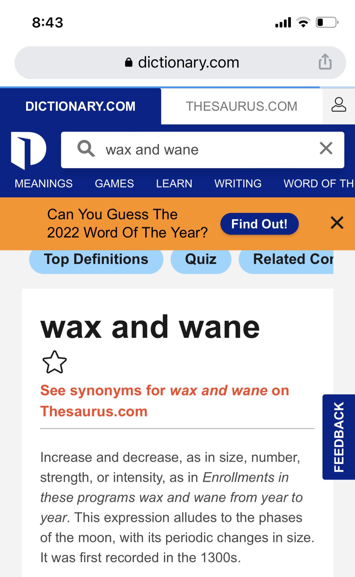 I was today years old when I learned why Brandon named them Wax and