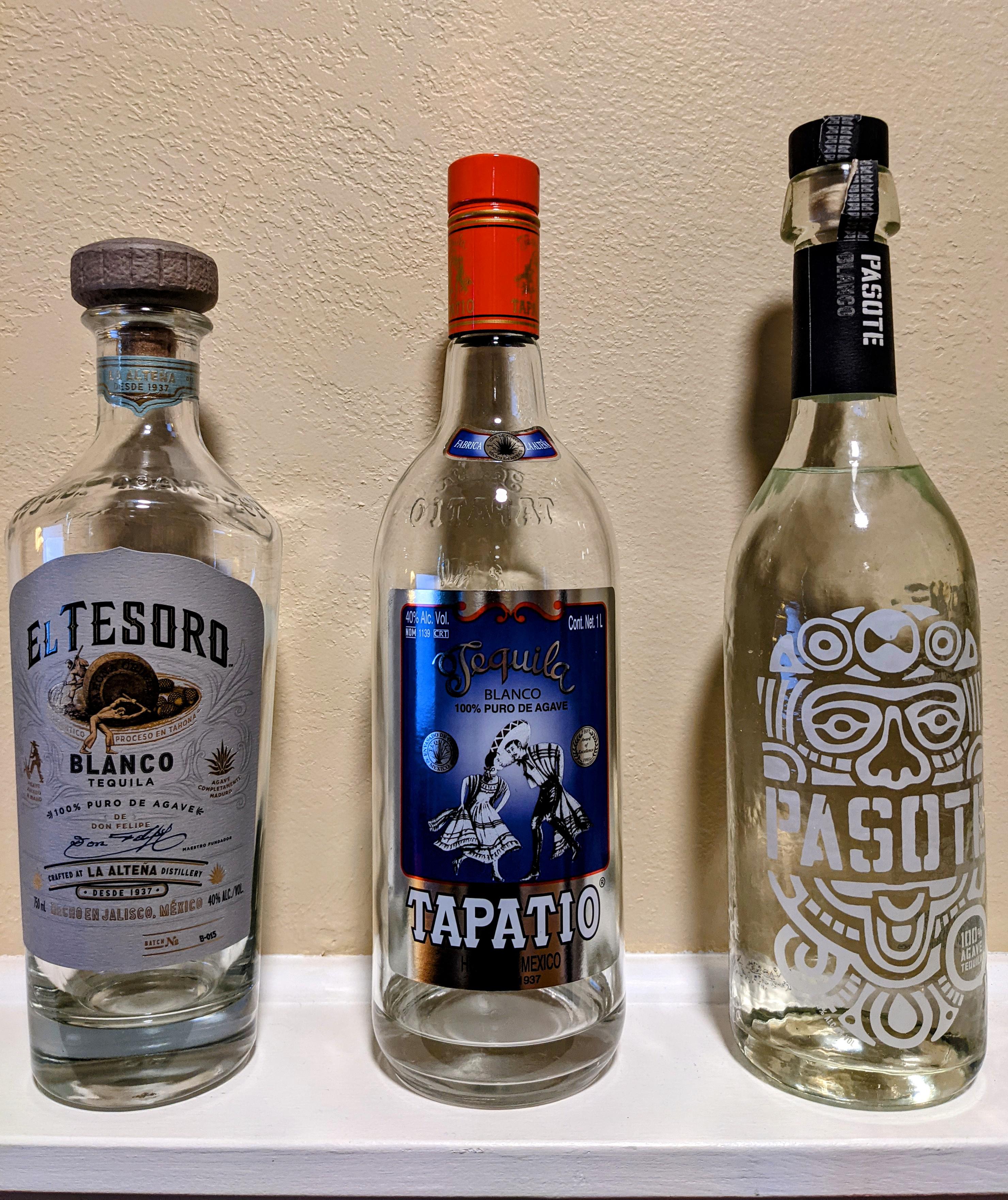 Blind Tasting Results Pasote vs El Tesoro vs Tapatio r/tequila