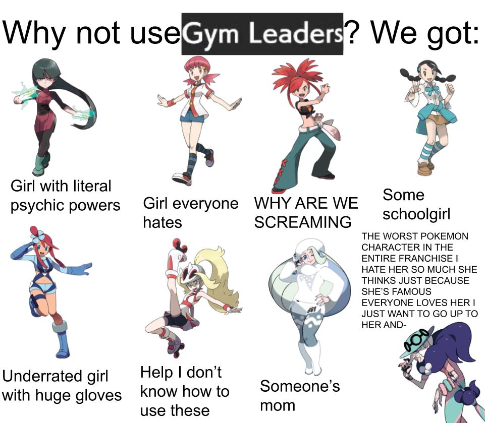 The female gym leaders r/pokemon