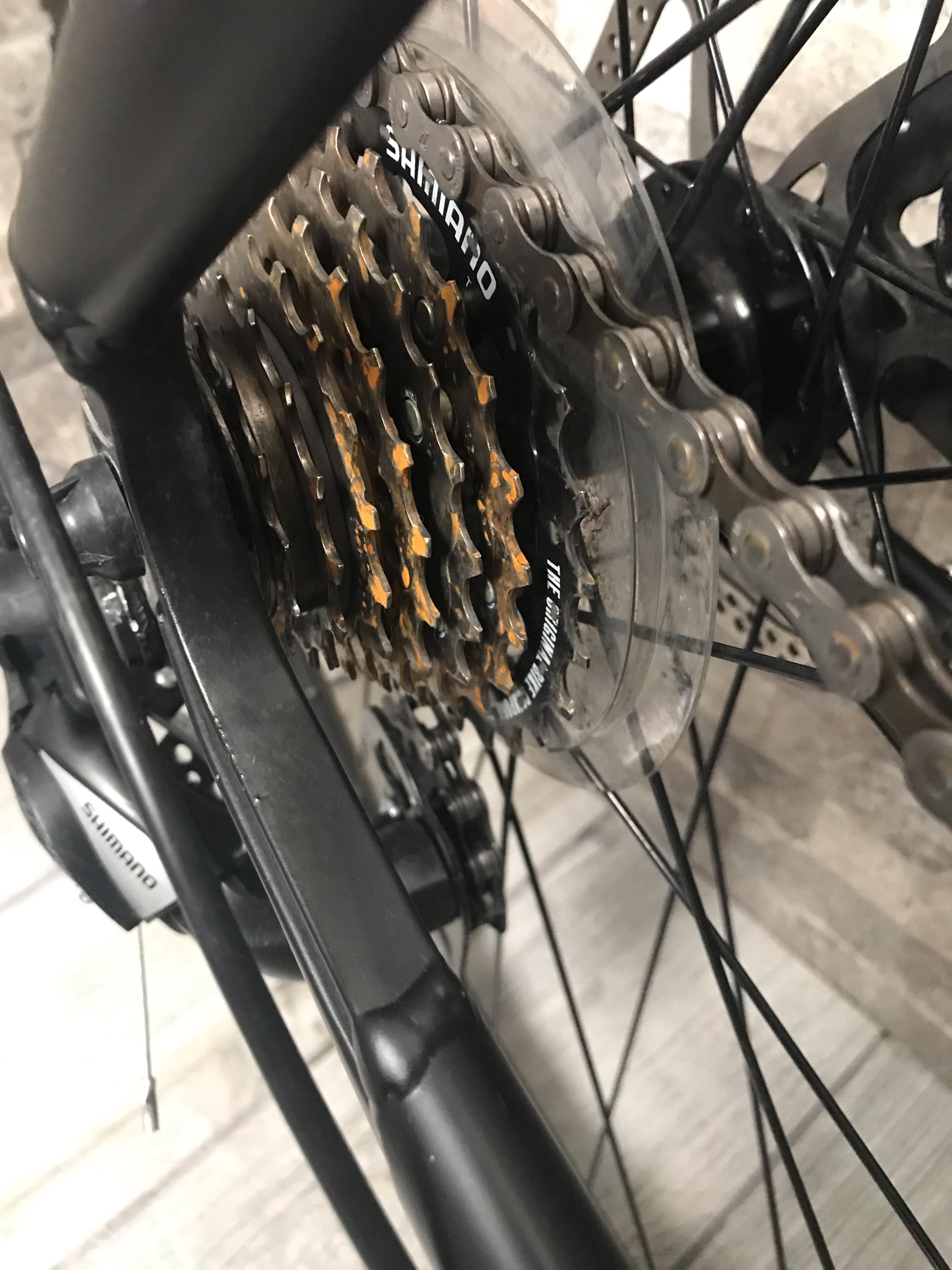 Should I clean Rust on cassette that showed up after cleaning my bicycle before applying lube