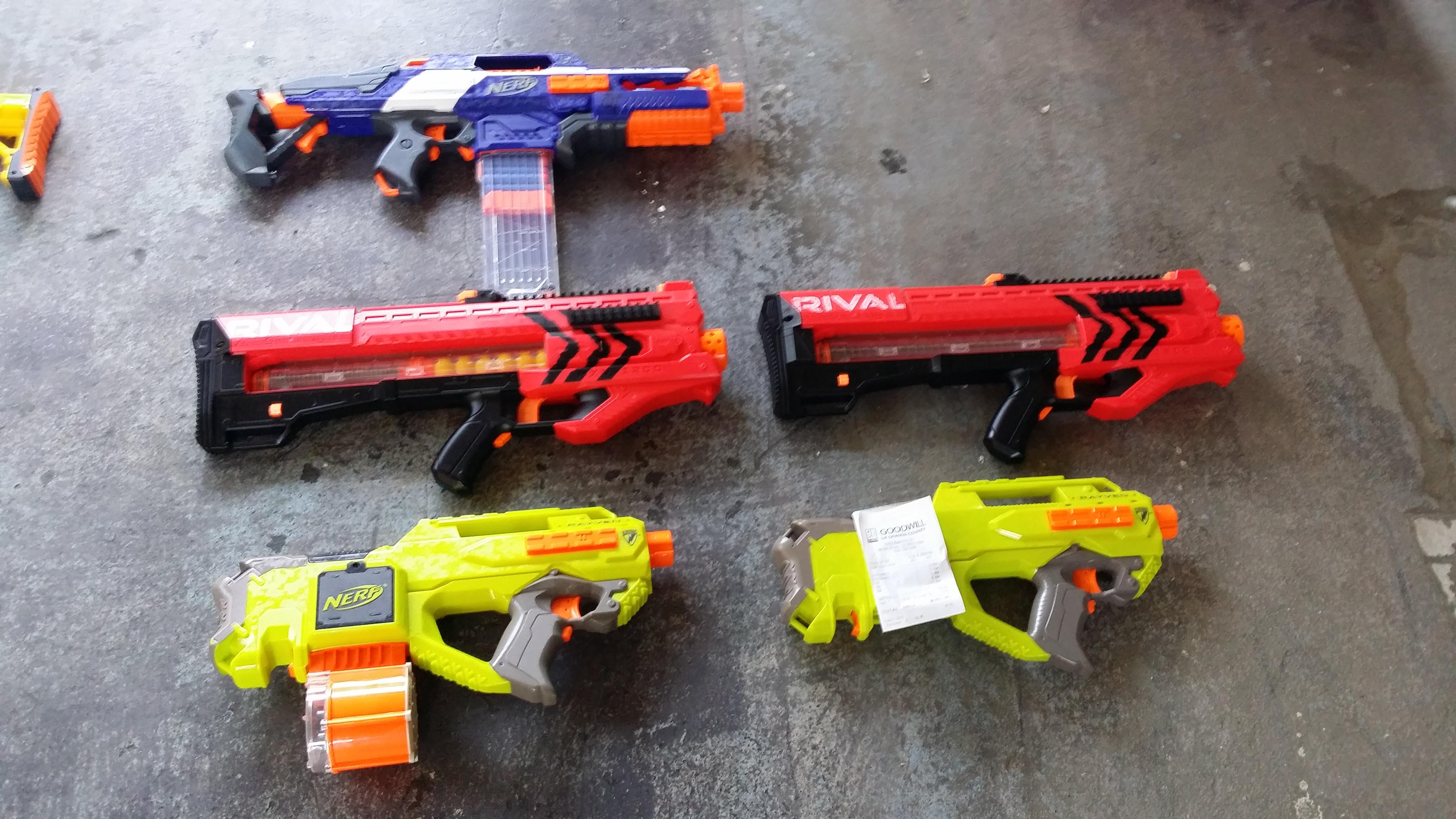Goodwill haul r/Nerf