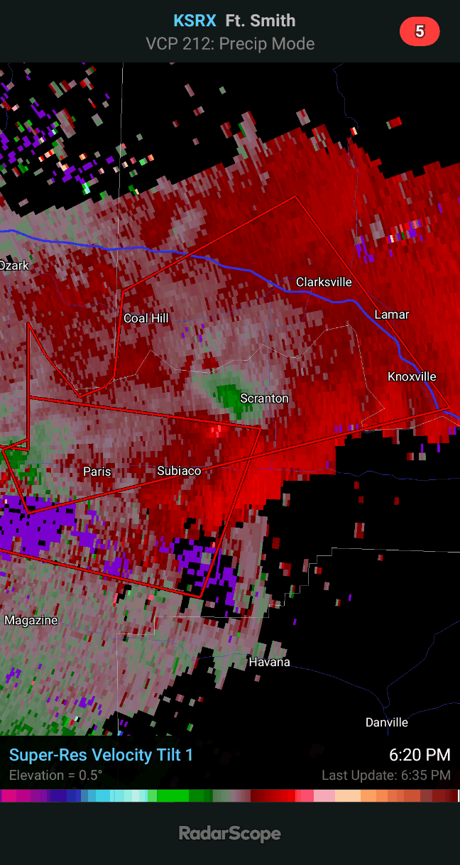 Observed Tornado Warning for Nolanville TX, Salado TX until 615 PM CDT