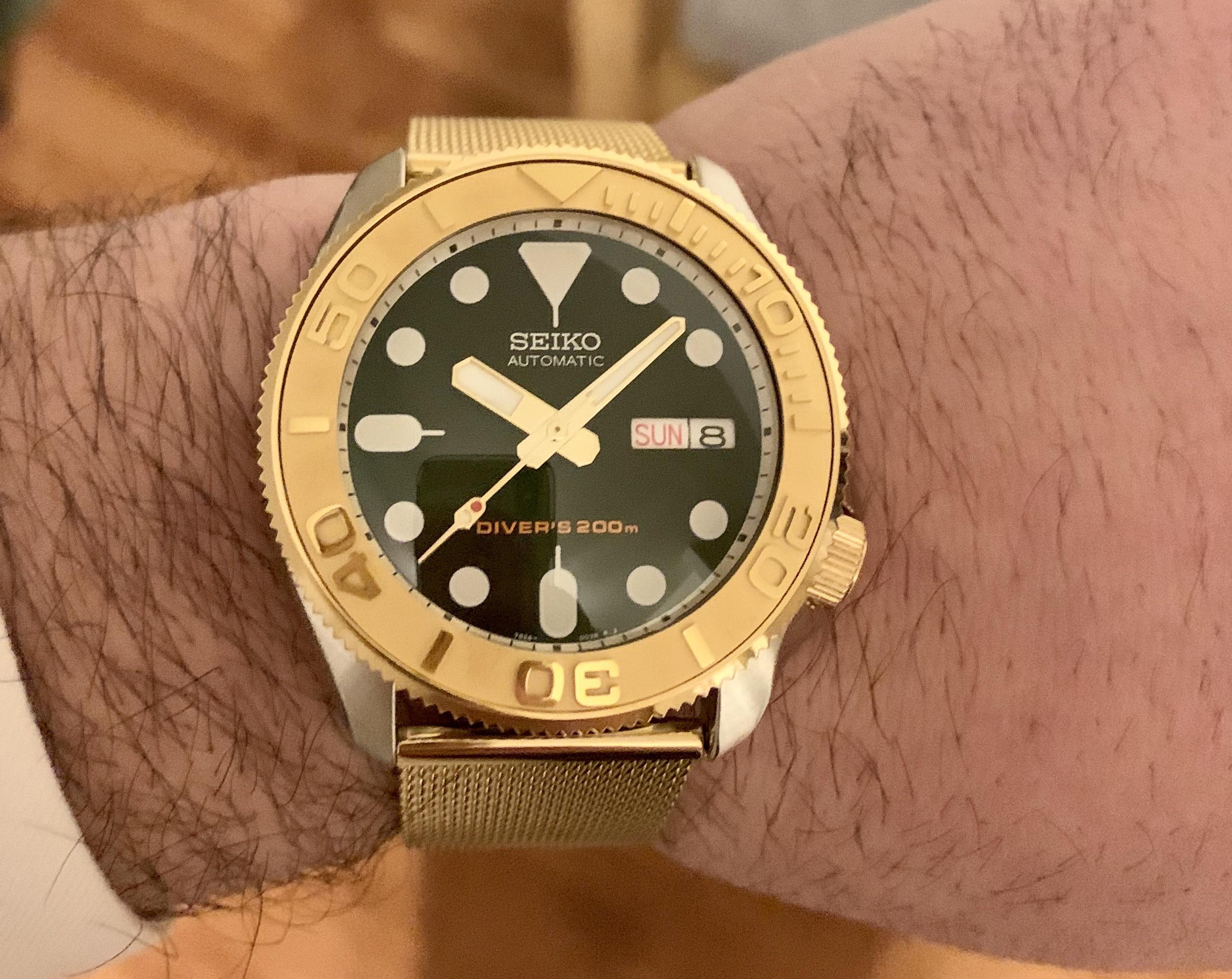 [SKX007] First Modded Seiko (mods done by lumeshot) r/SeikoMods