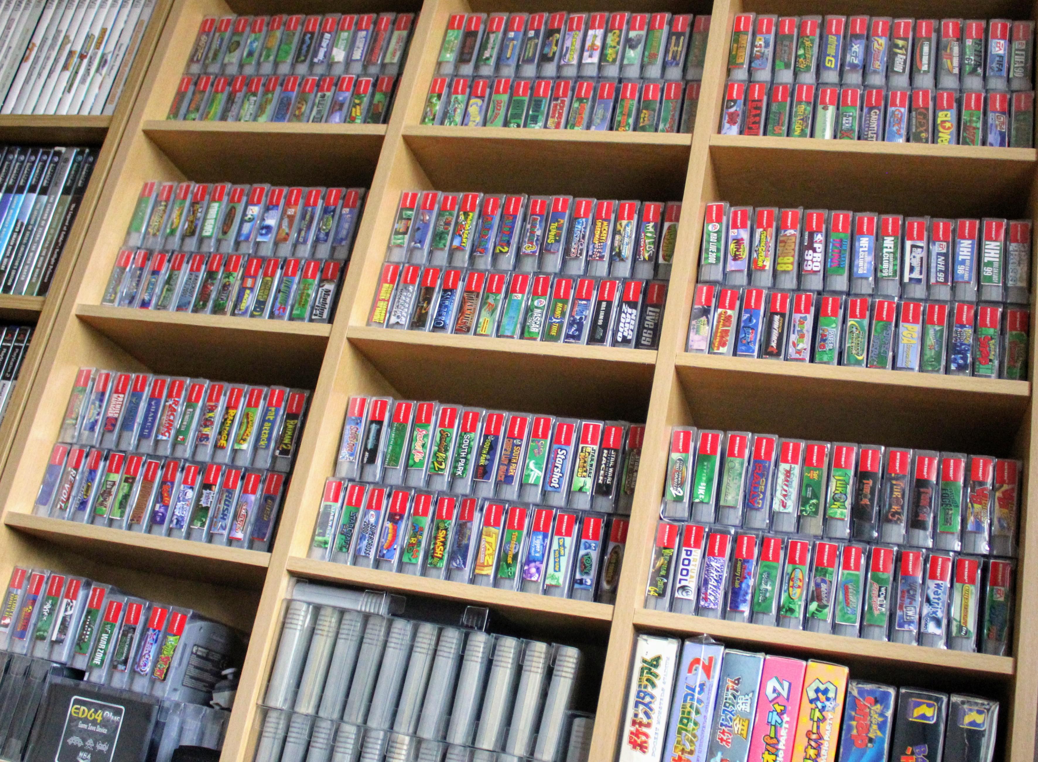 Complete PAL N64 collection. All 243 UK/European/Australian games r/n64