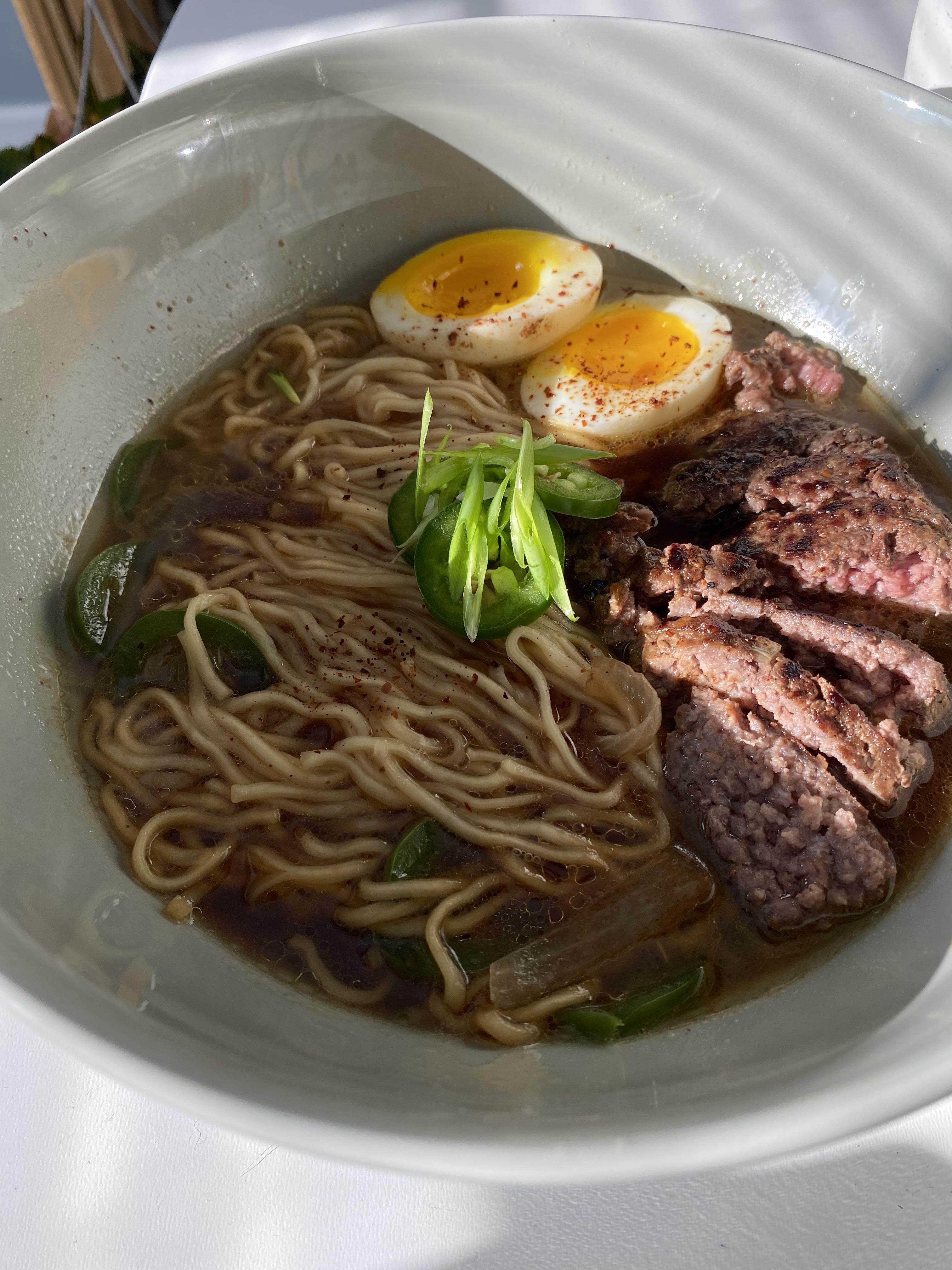 Maruchan Soy Sauce and toppings r/ramen