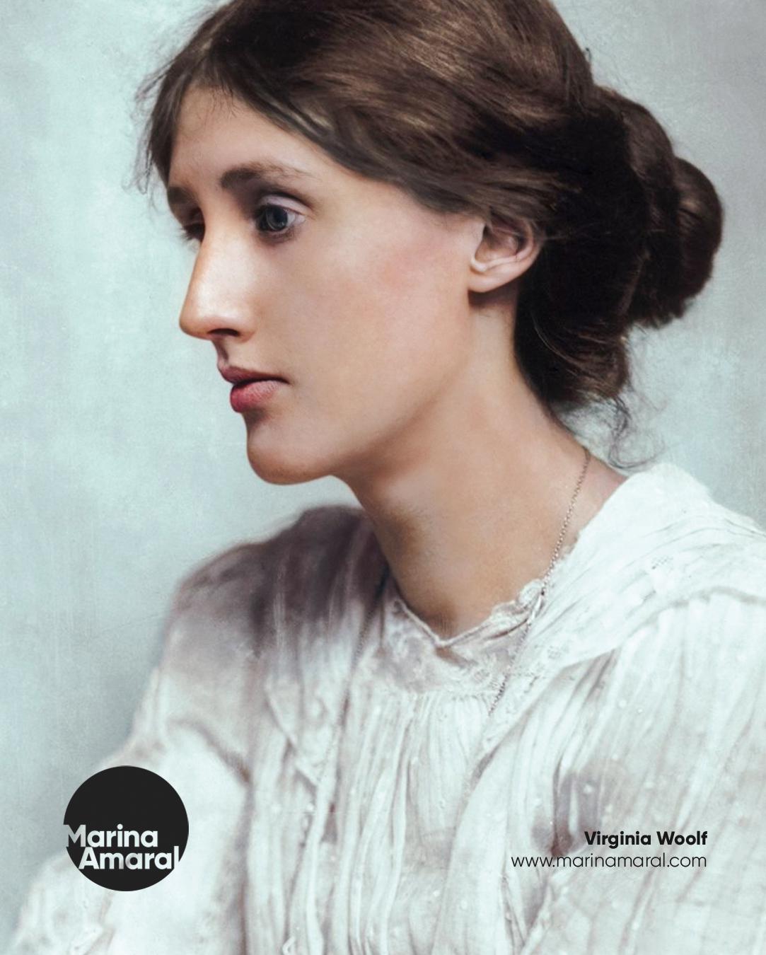 Virginia Woolf. r/ColorizedHistory