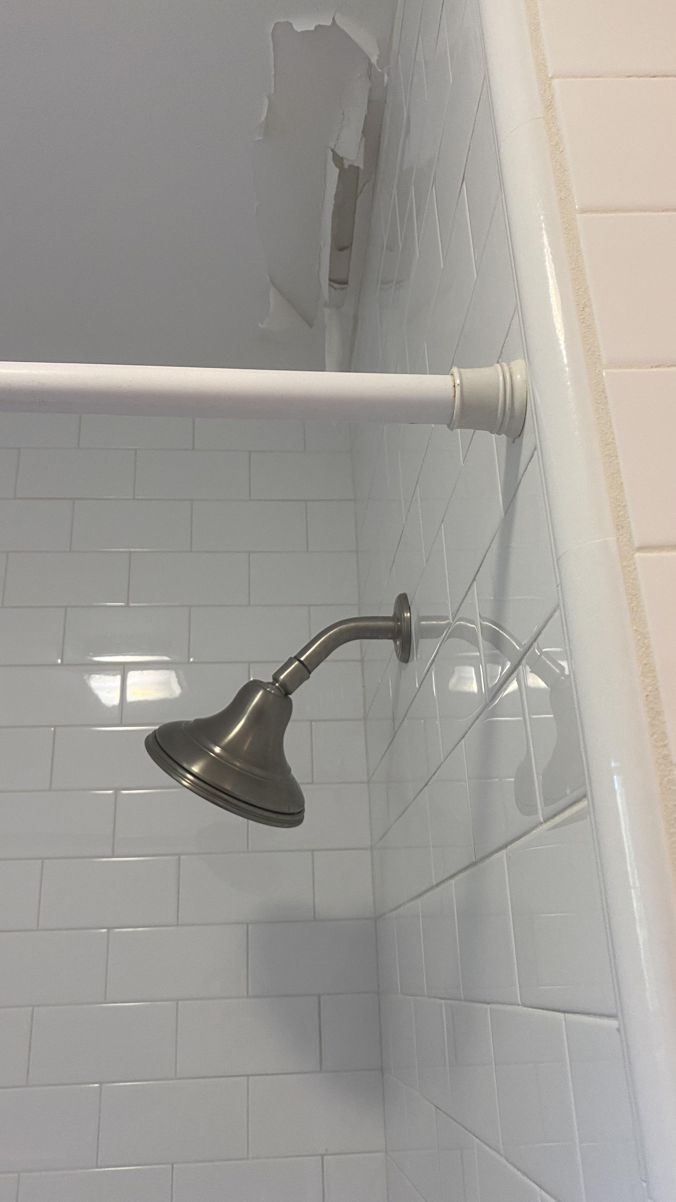 My daughters shower head has had a leak for months. She just tells me