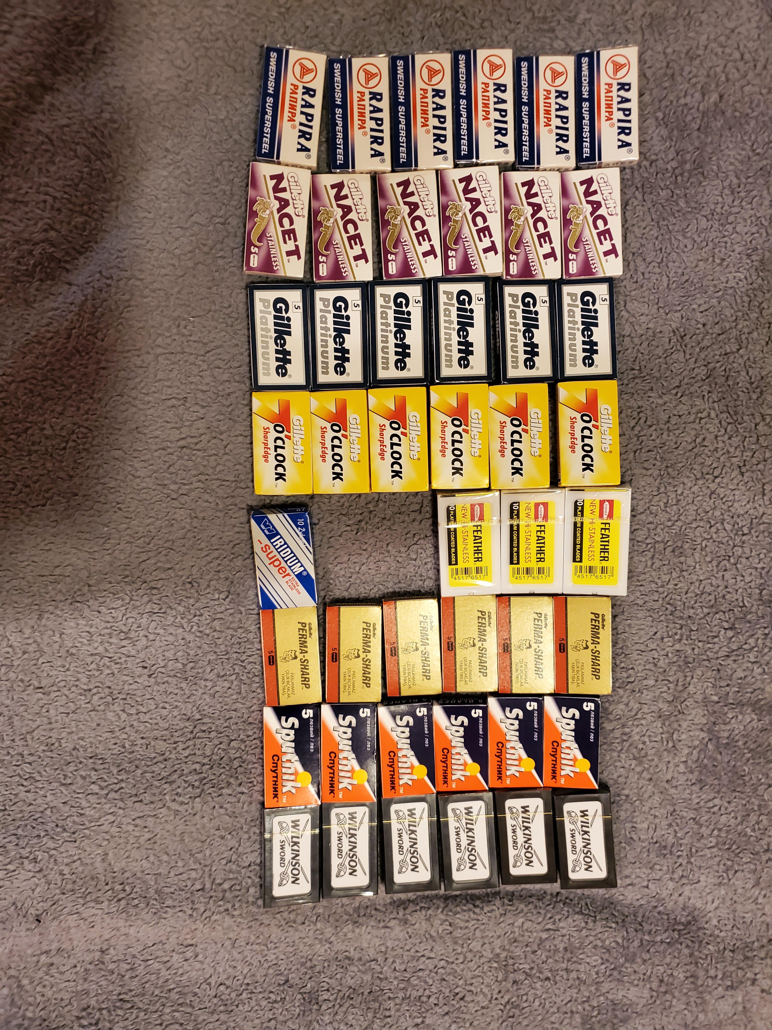 Razor Blades Club Haul r/wicked_edge