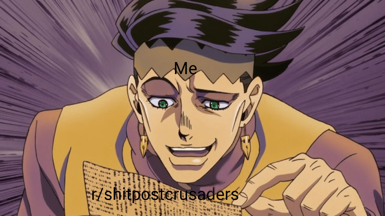 Rohan Kishibe.mp3 ShitPostCrusaders