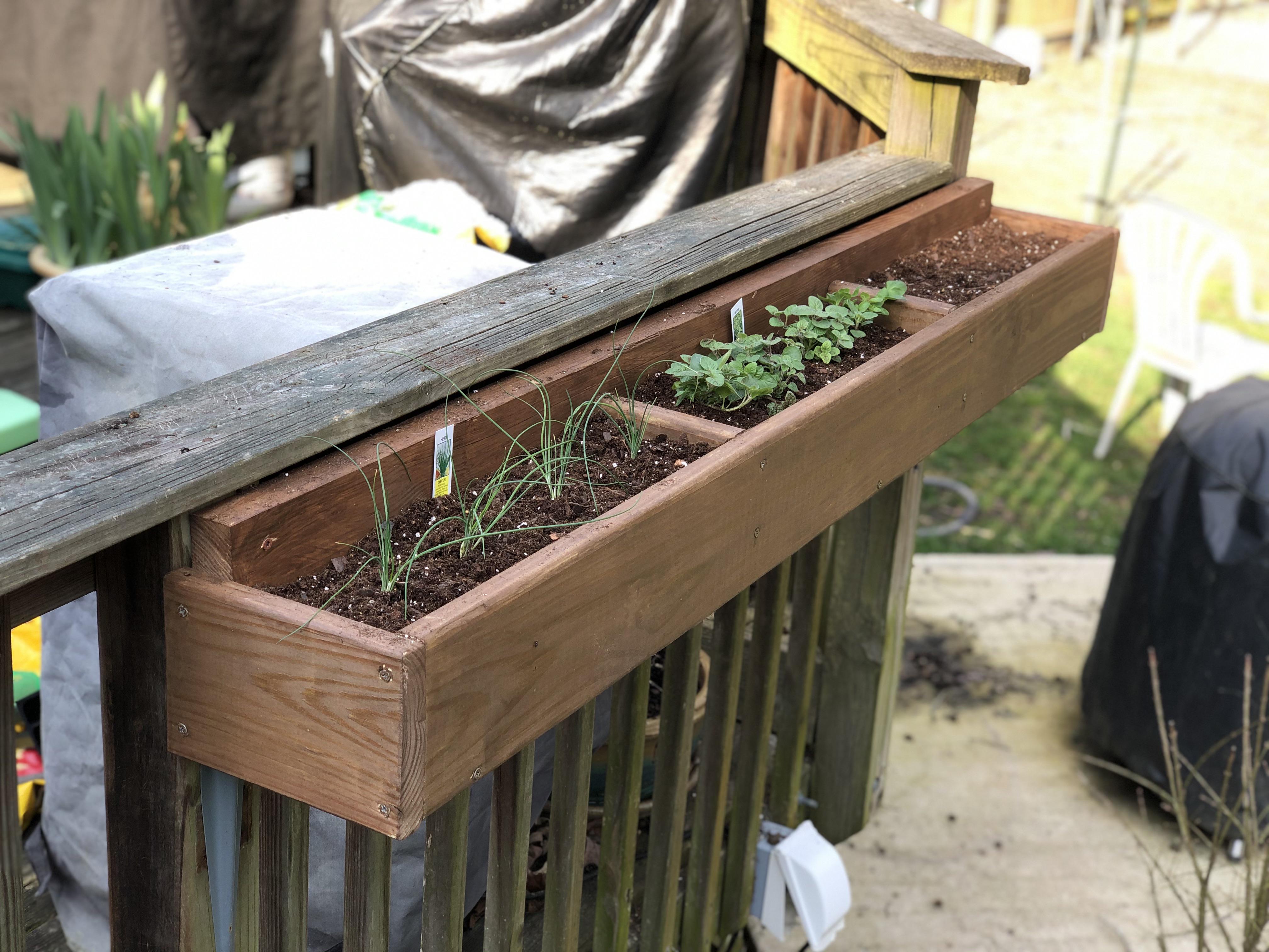Deck Herb Garden