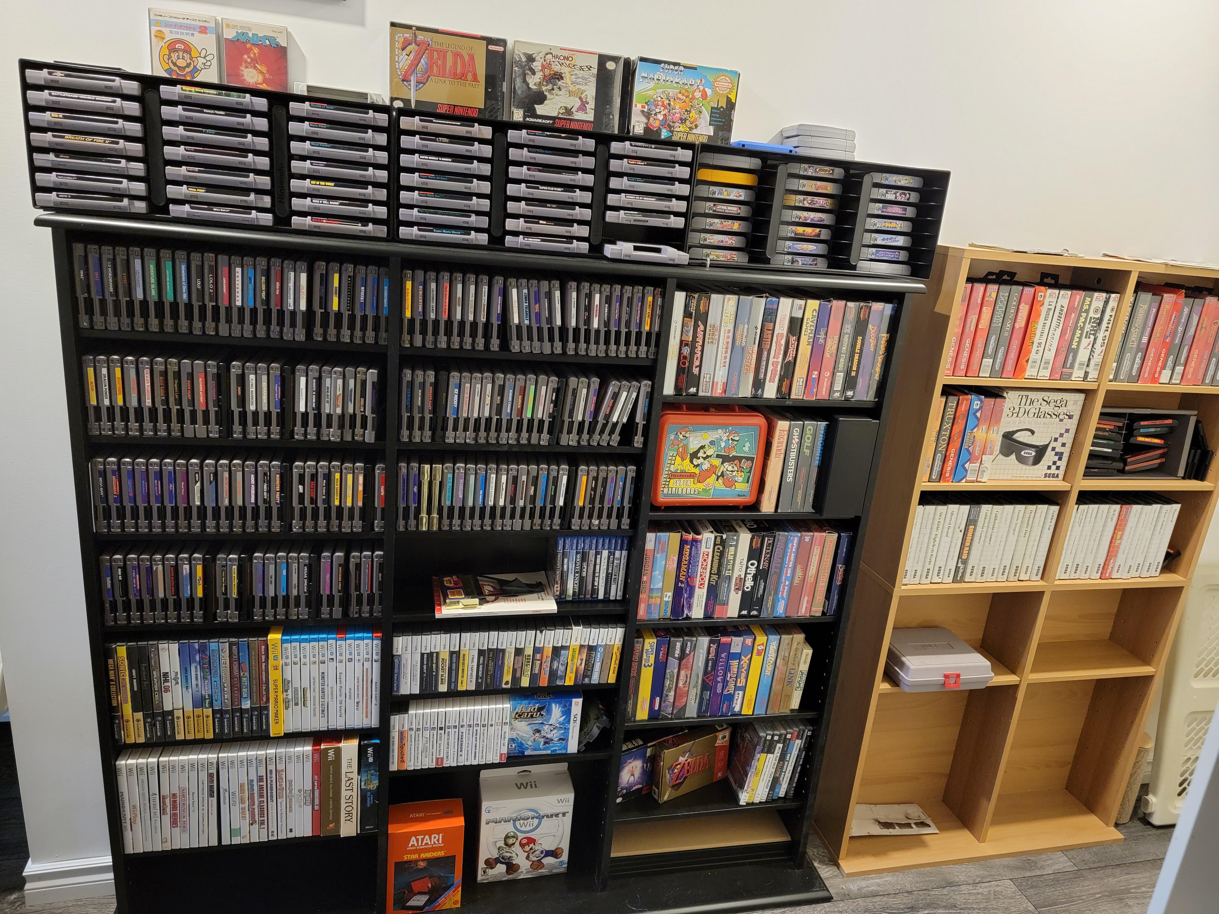 New shelves, can finally keep my NES (and other games) all in one place