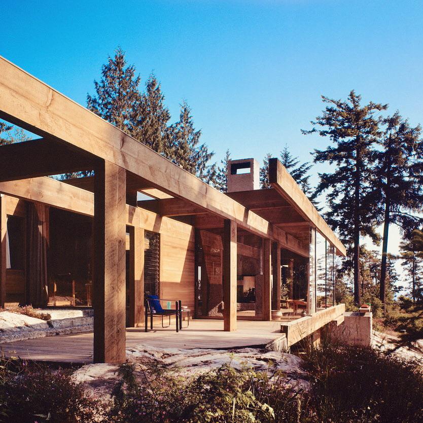 Smith House. West Vancouver, British Columbia by Arthur Erickson