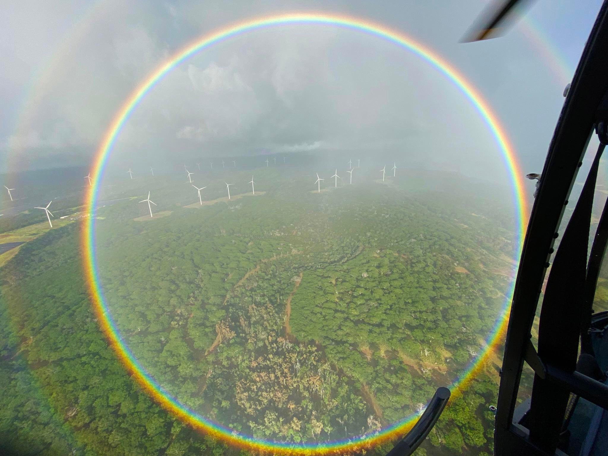 Rainbow View From Space