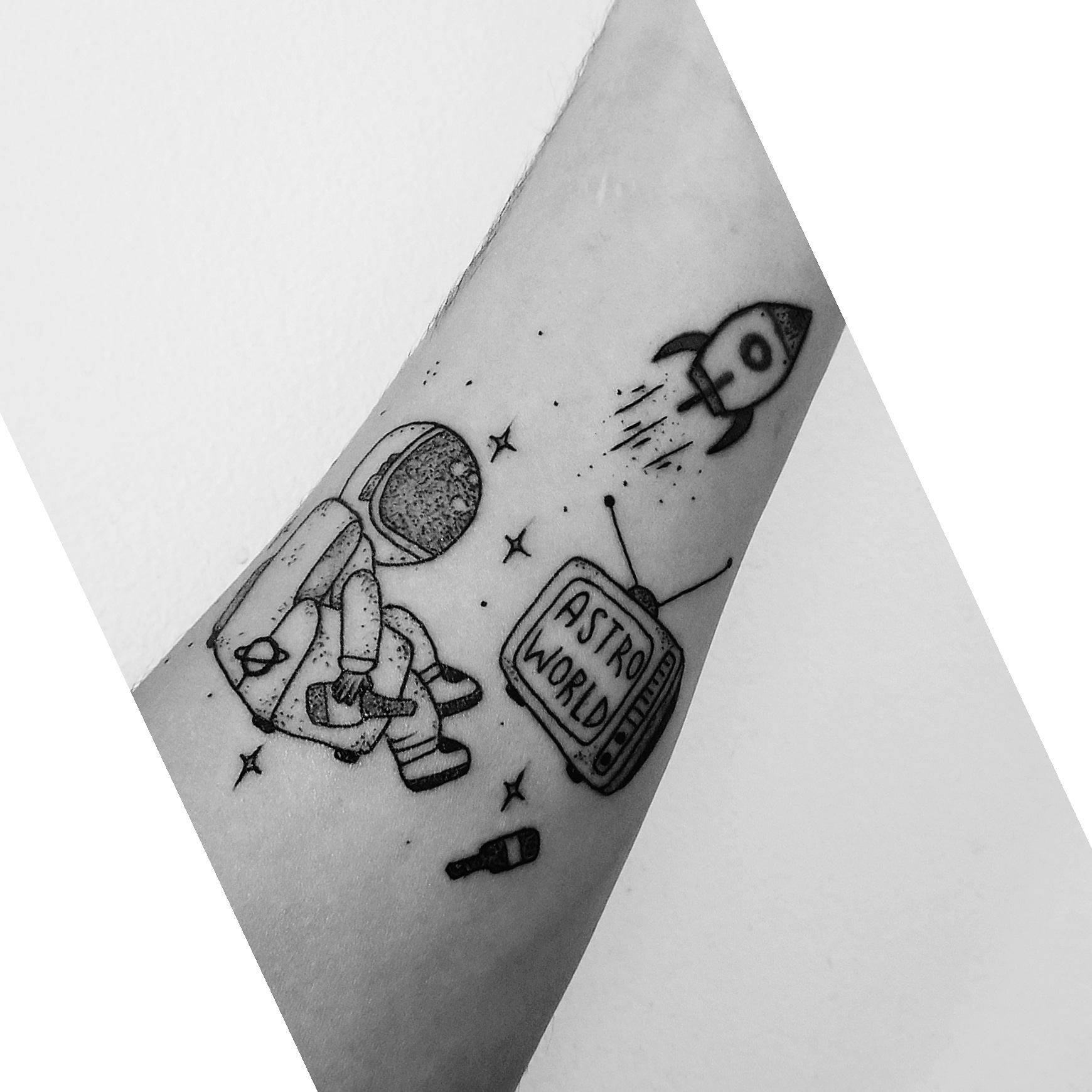 Astroworld theme tattoo travisscott