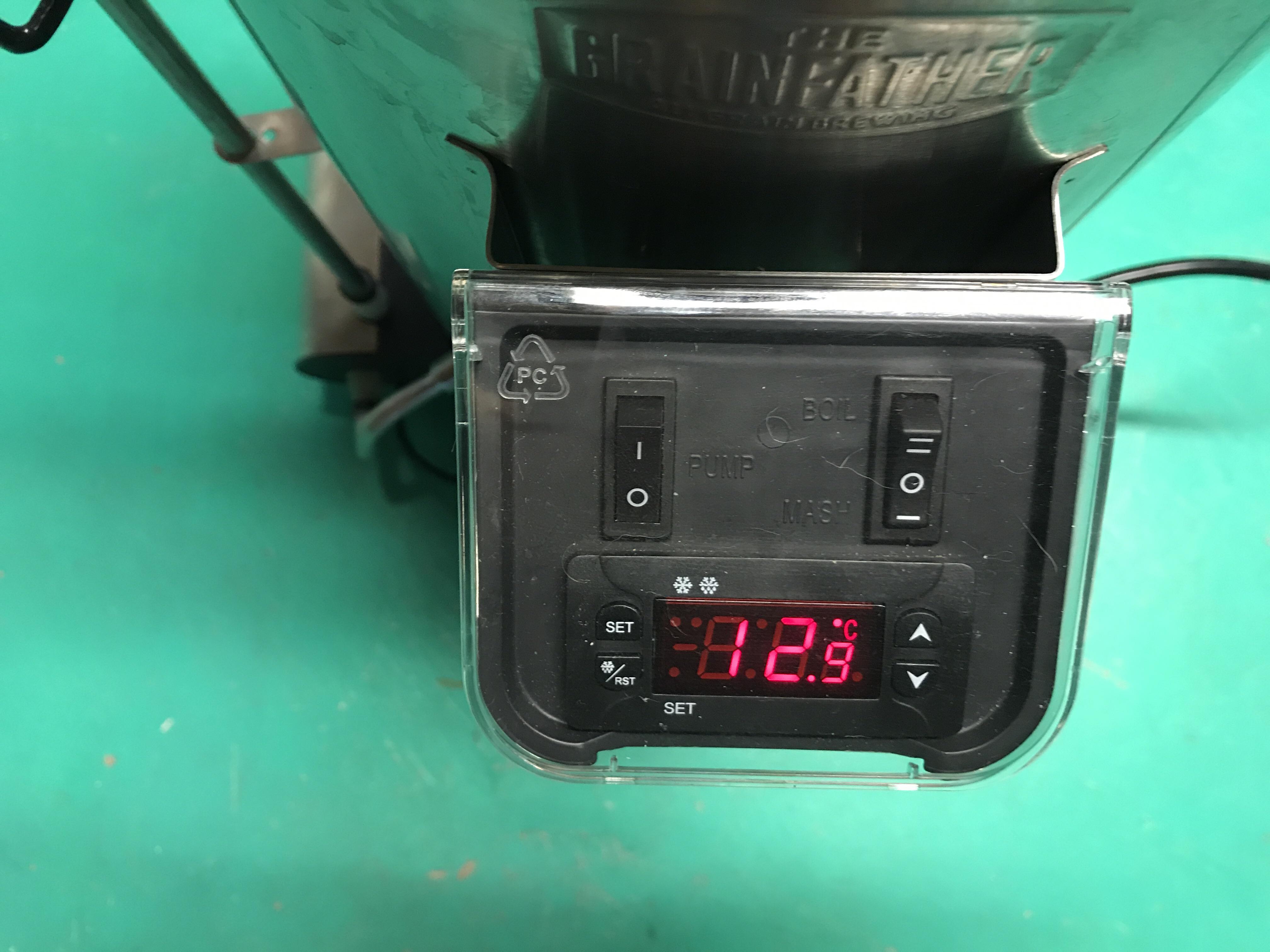 Setting Mash temp r/grainfather