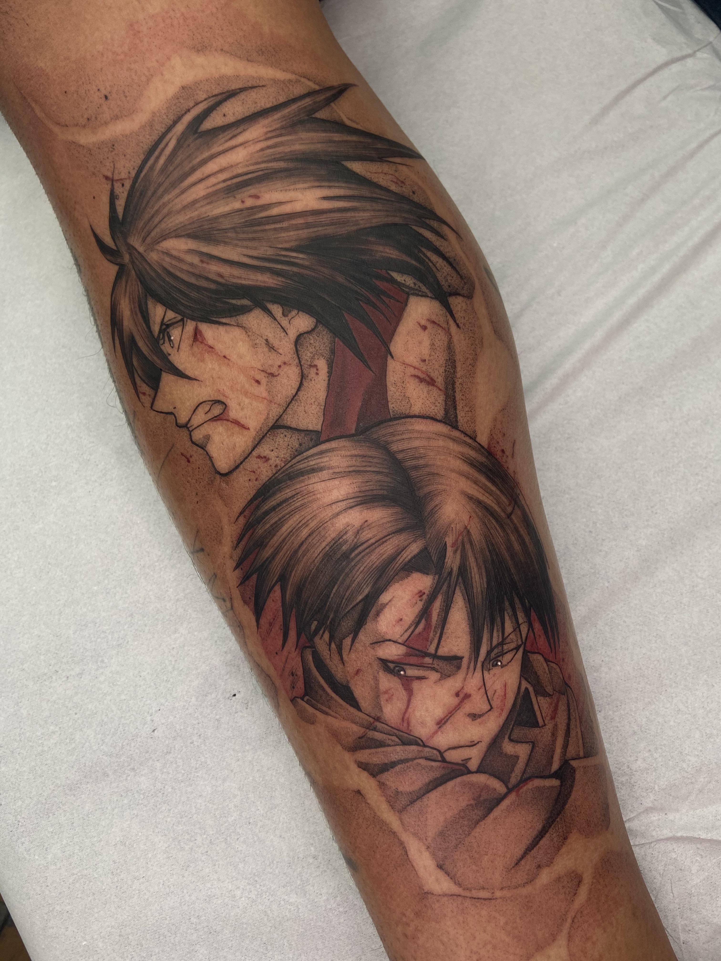 Just wanted to share my AoT tattoo with you guys! Artist doug.tattoo r/ShingekiNoKyojin