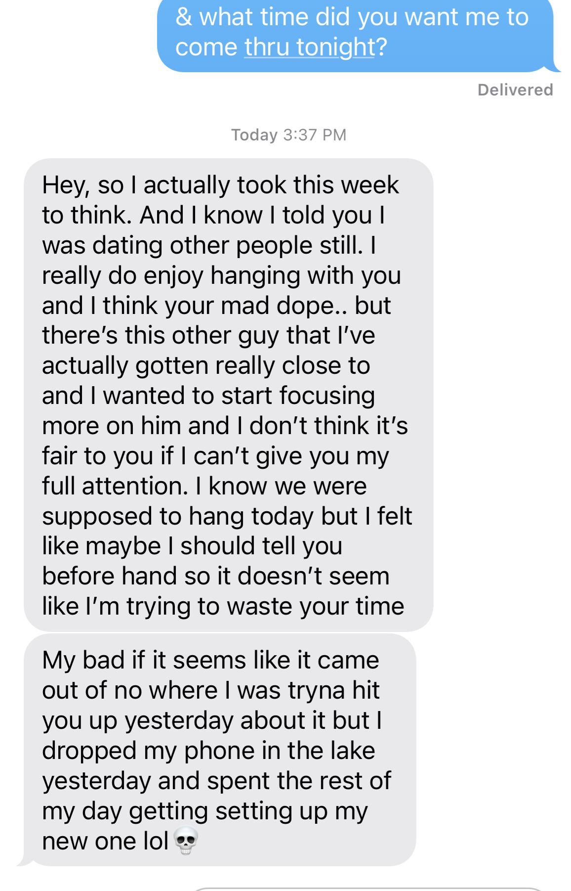 My dating life in a nutshell. Four dope dates time and money gone