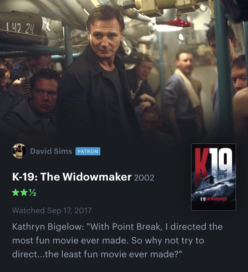 I pressed play on Point Break tonight and immediately remembered the