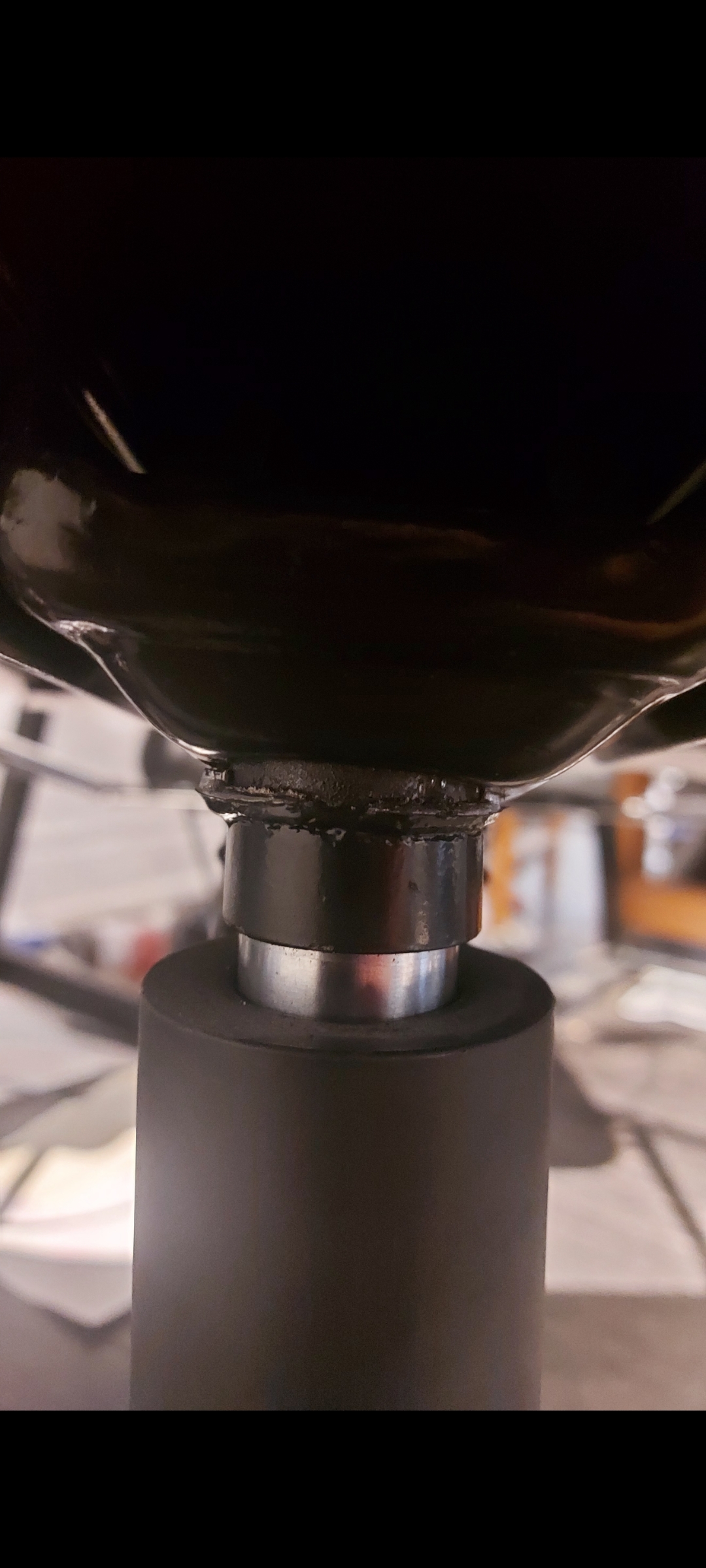 The base of my gaming chair broke, causing it to lean too far forward