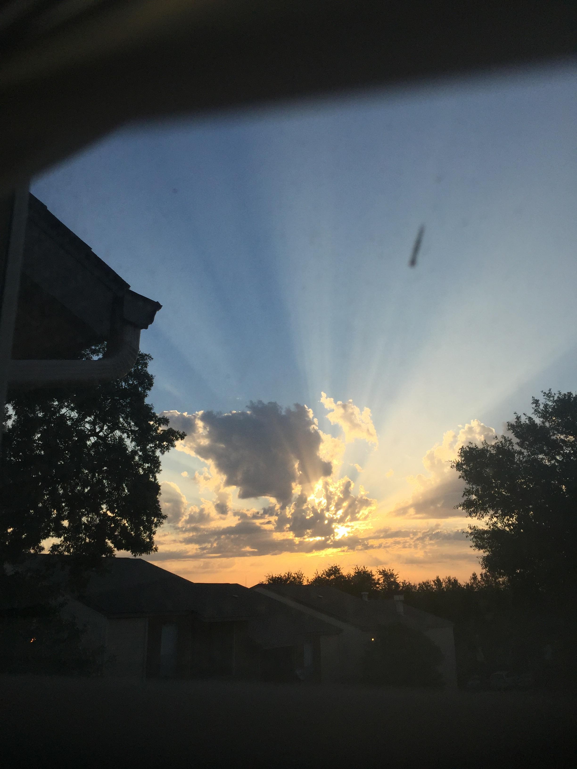 This amazing sunrise I got to see thanks to being on reddit all night 👍