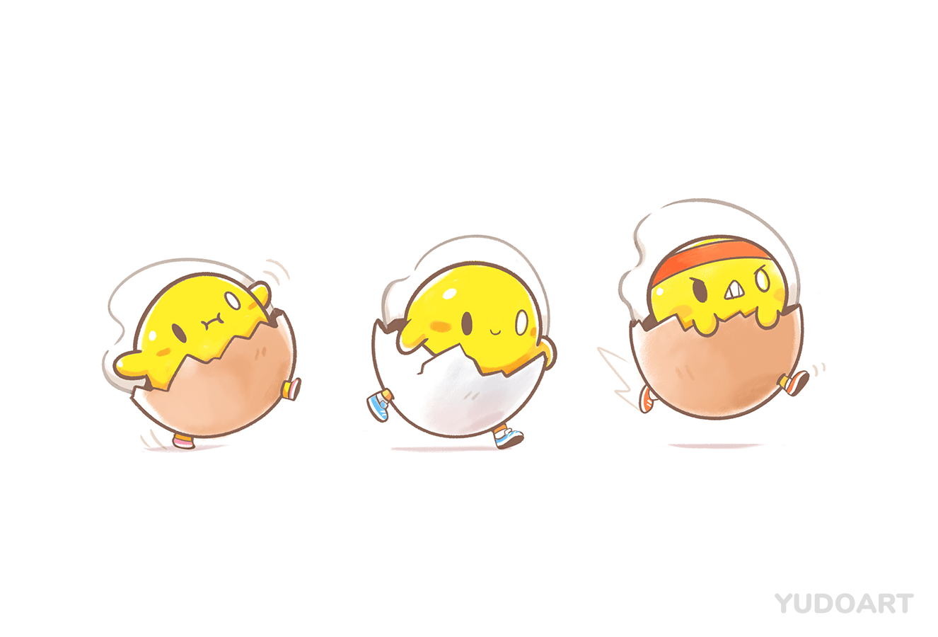 "Runny Eggs", me, digital, 2021 Art