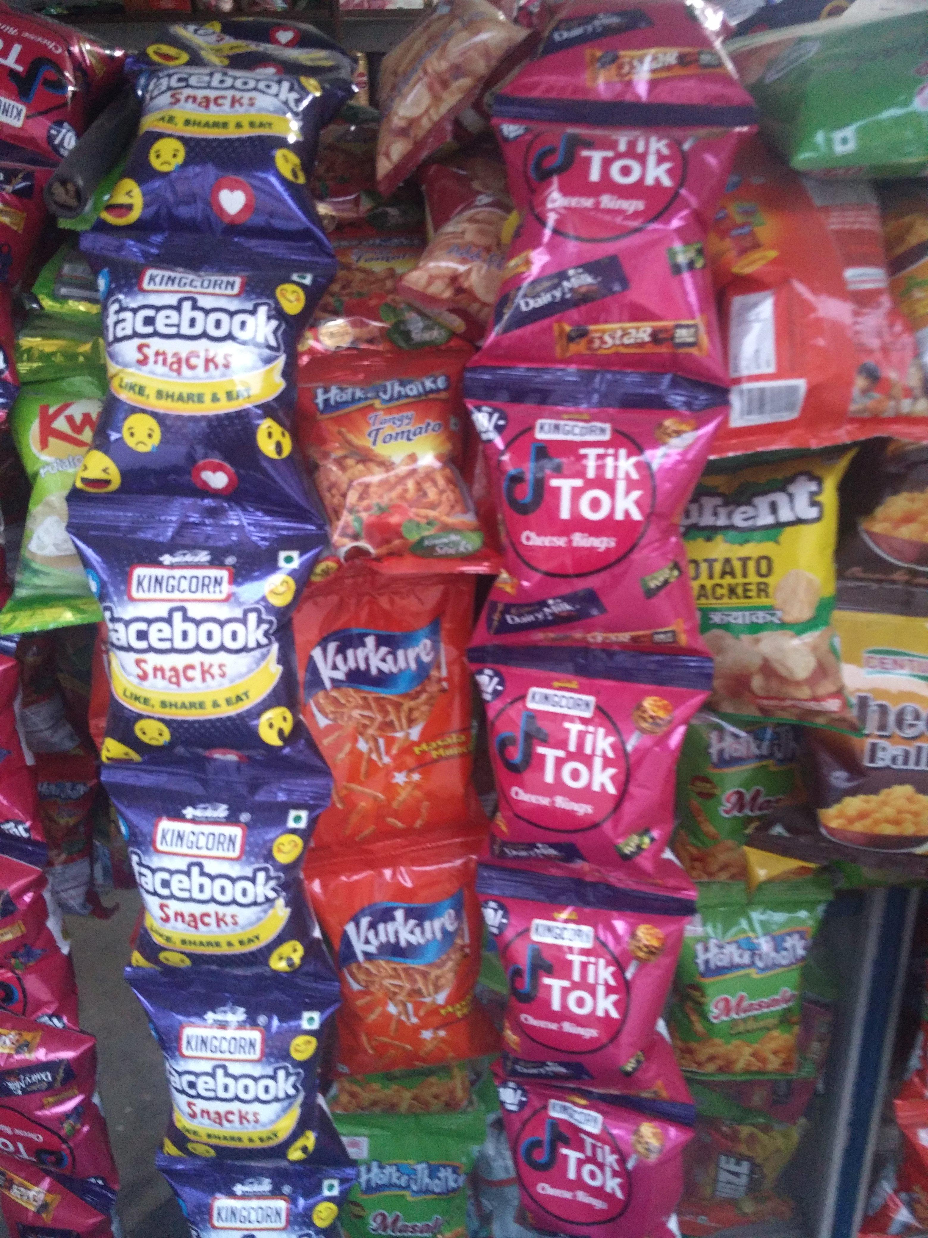Anyone want a bag of Facebook or TikTok chips? r/crappyoffbrands