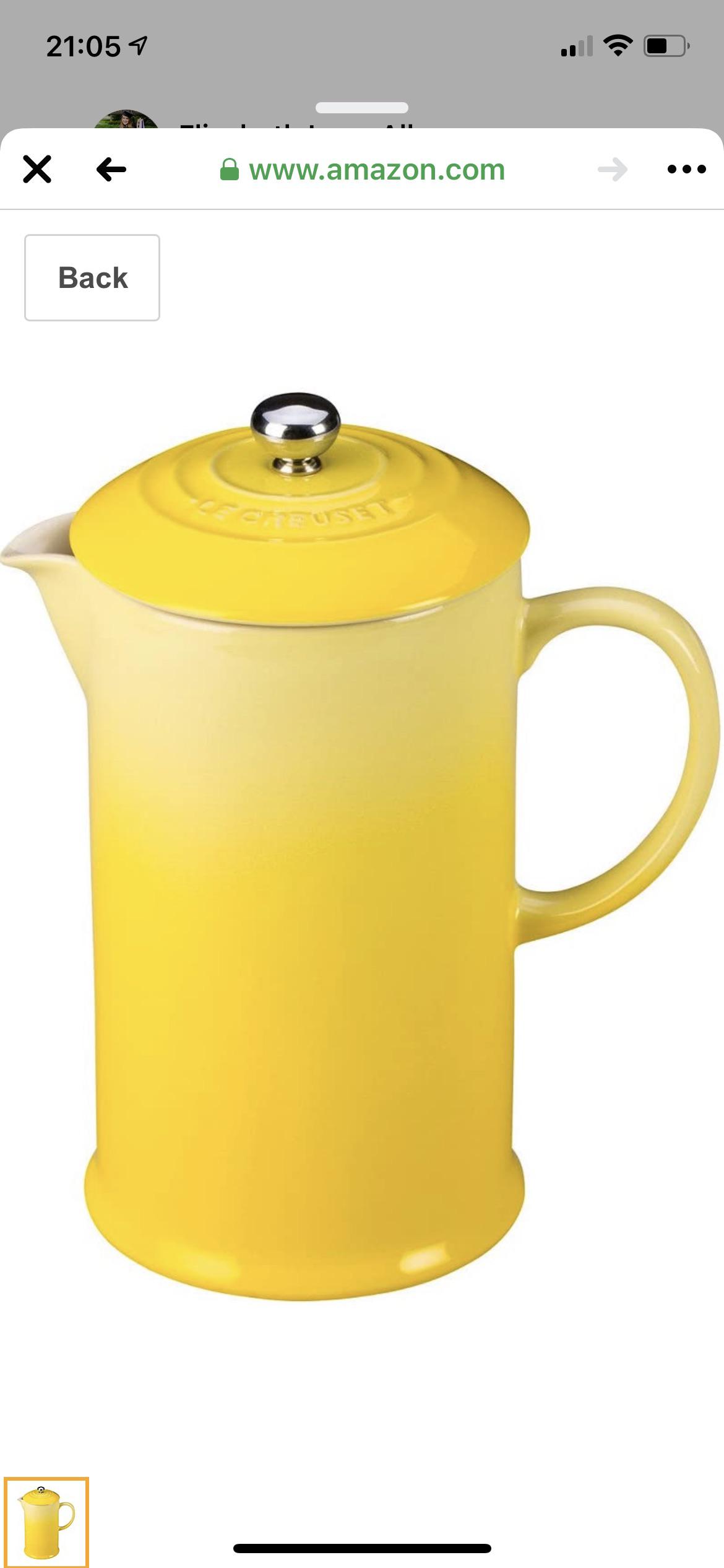 Yellow Le Creuset French Press (discontinued) r/HelpMeFind