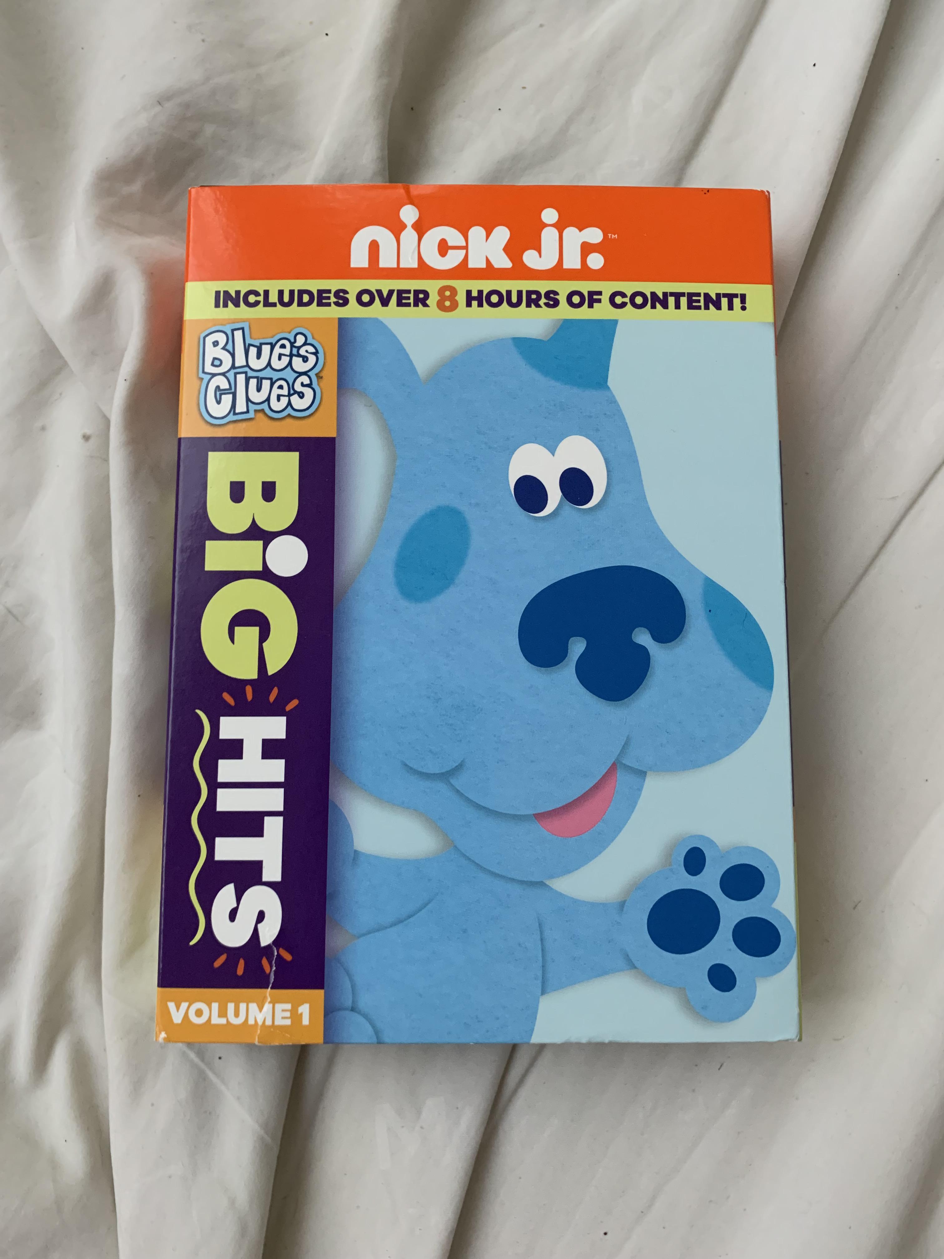 Blue’s Clues DVD set I bought at Walmart — contains Alphabet Power